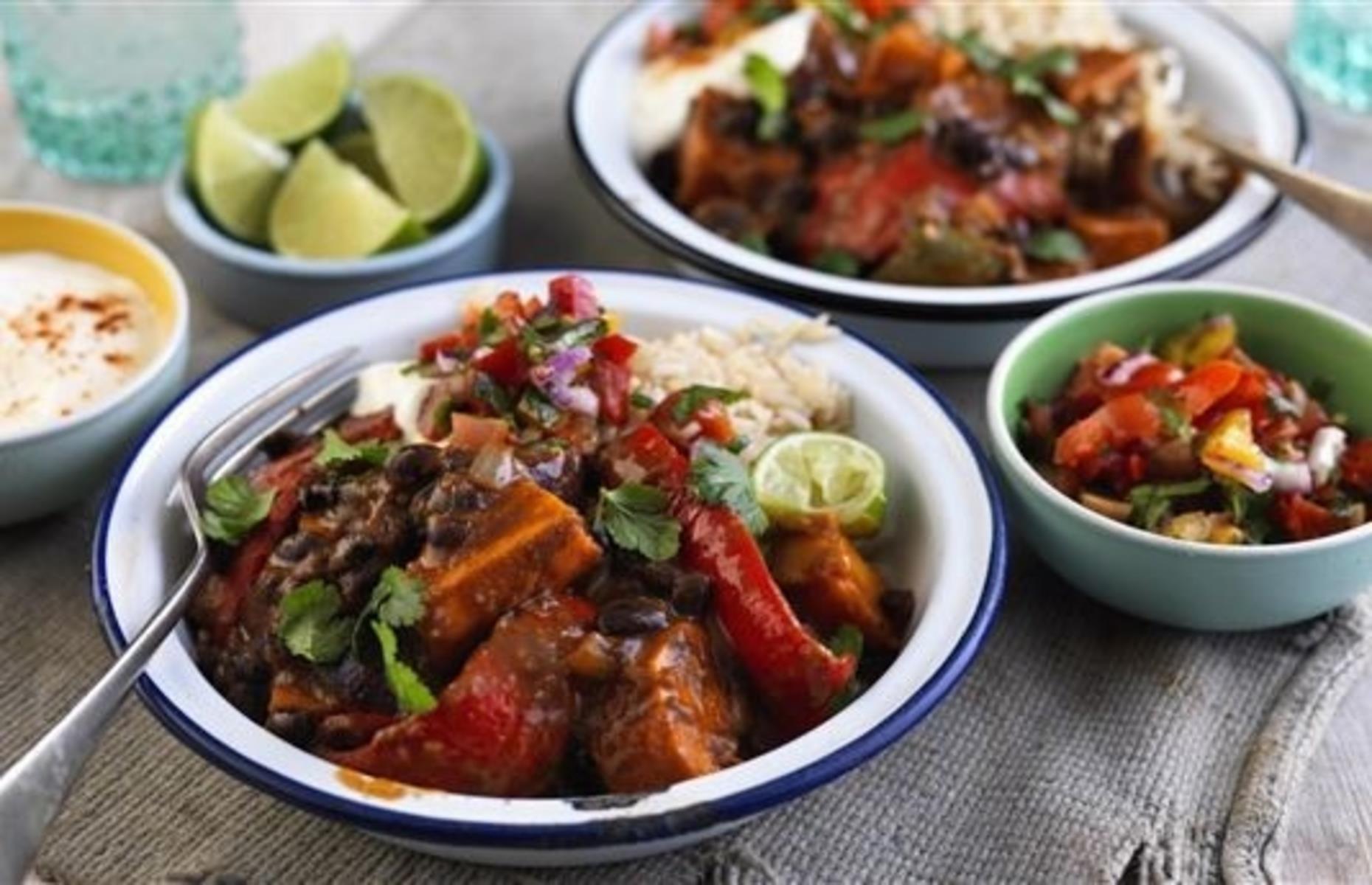 Brazilian roasted vegetable feijoada