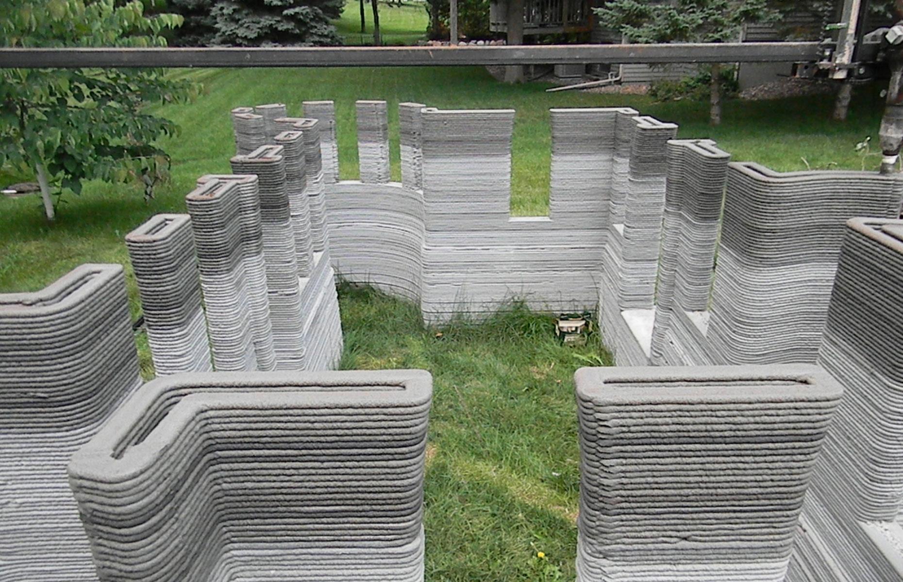3D-printed castle 