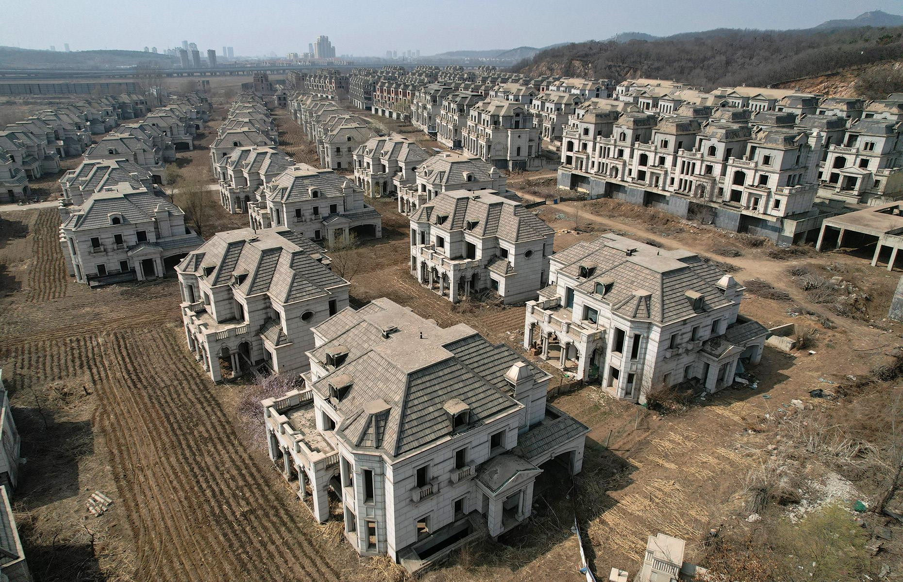 Opulent European-style mansions: a casualty of politics