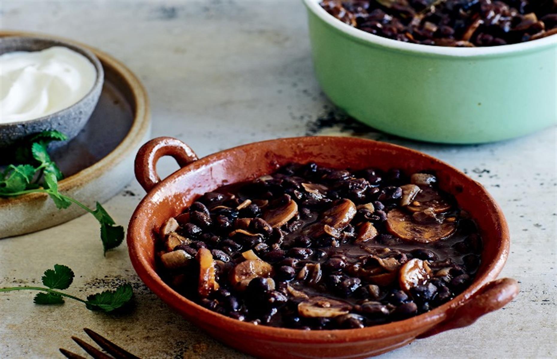 43. Smoky black beans
