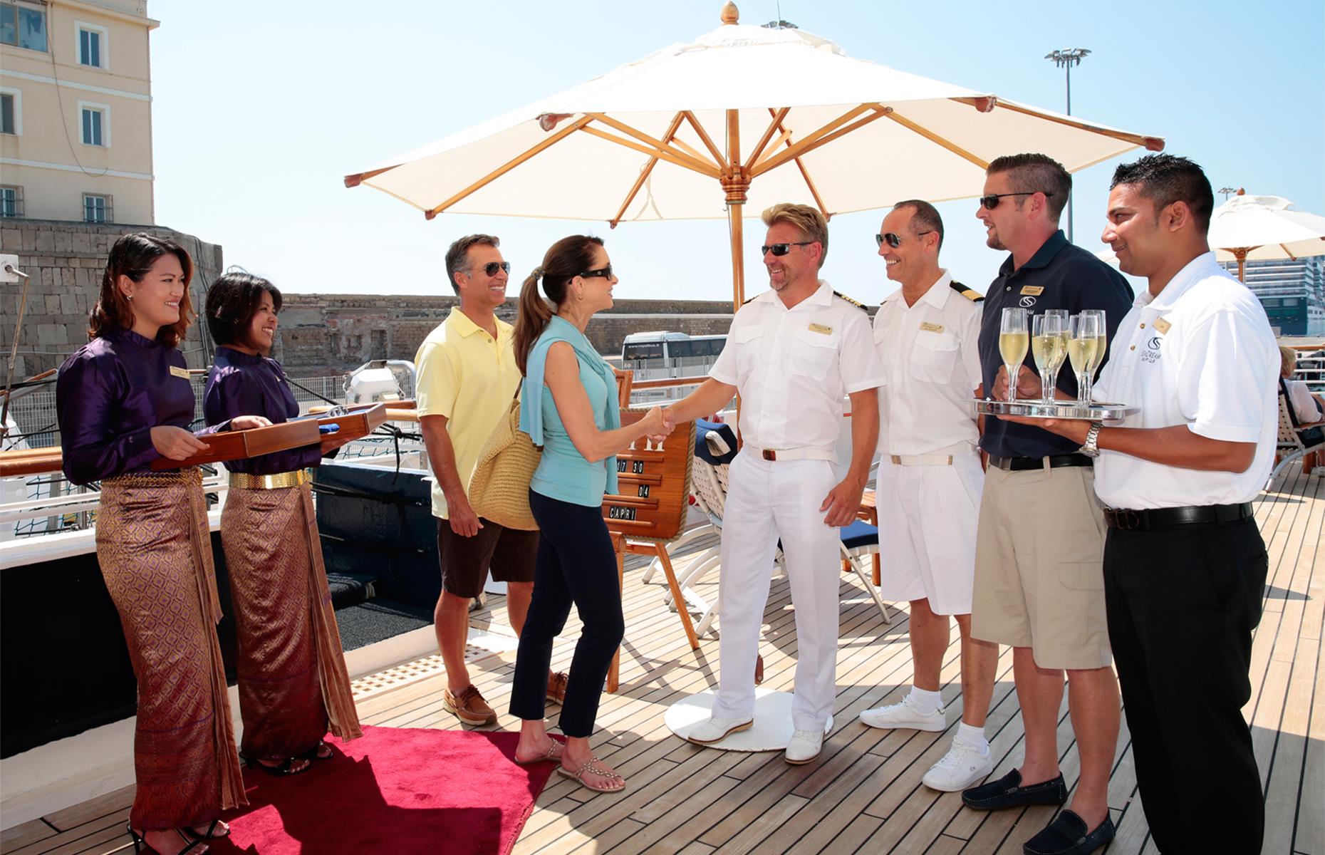 SeaDream Yacht Club has one of the highest crew-to-guest ratios at sea