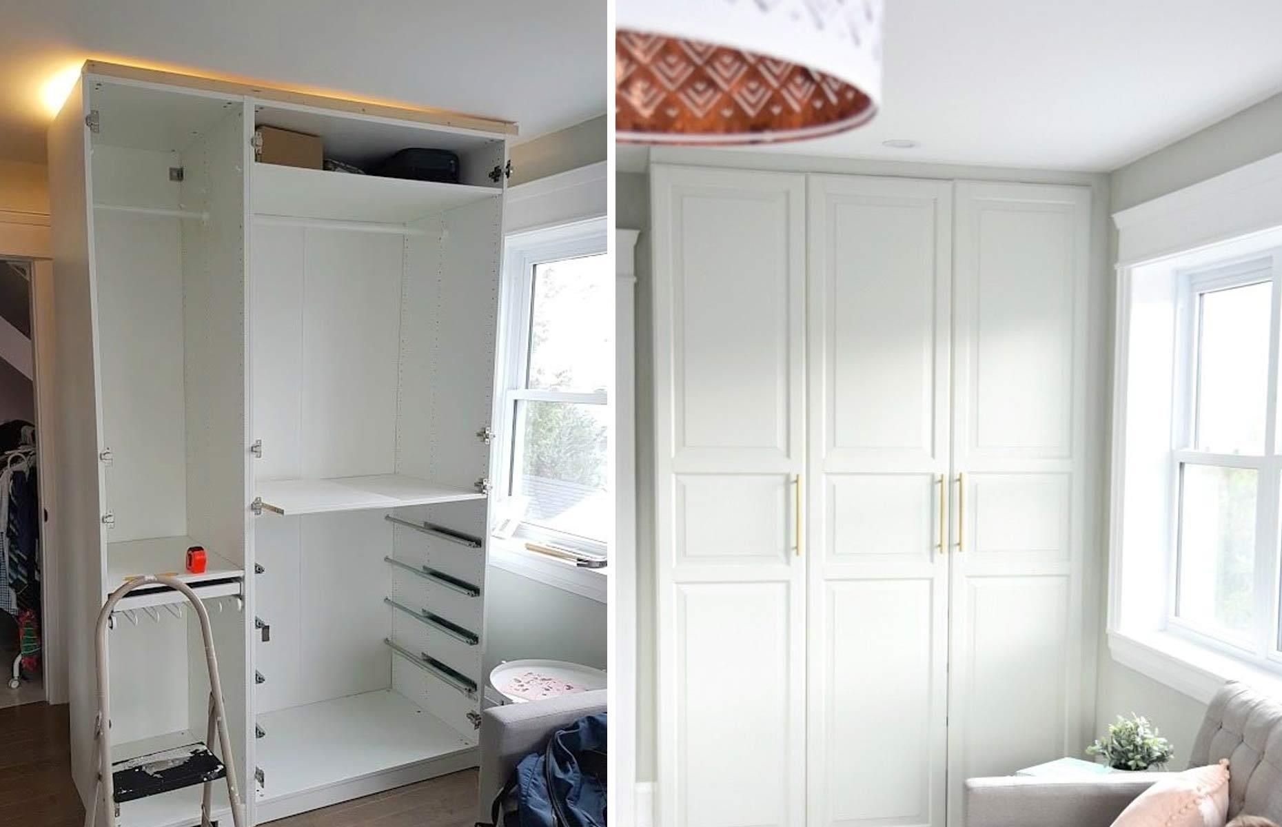 Fake built-in furniture