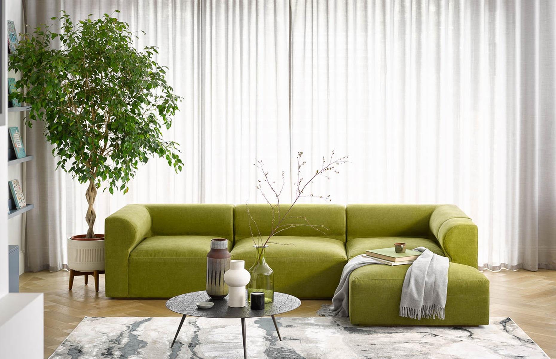 Opt for a modular sofa