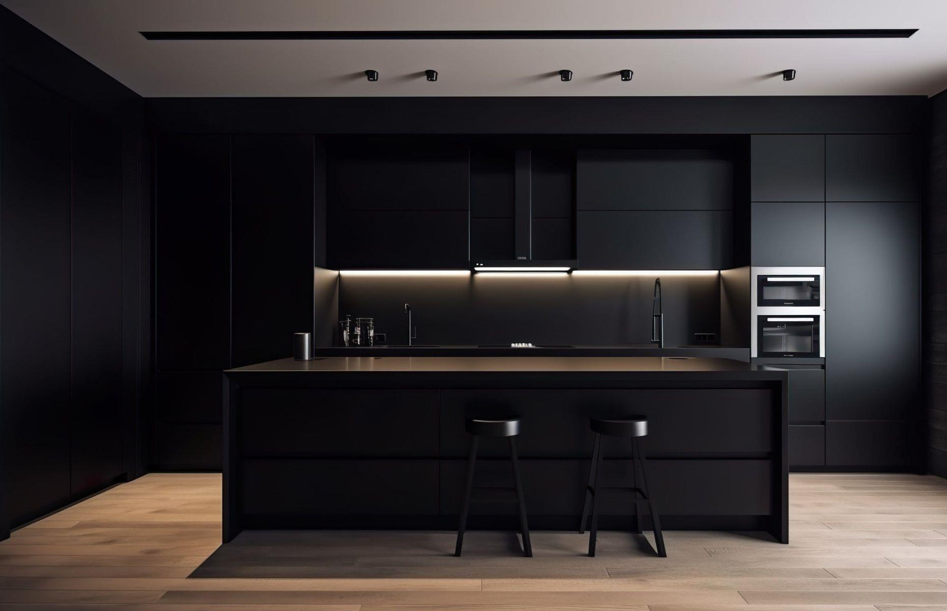 Black kitchens