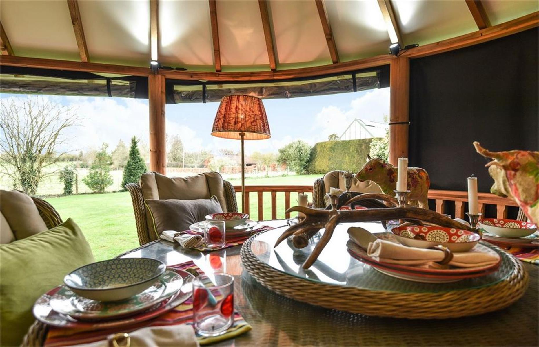 A luxury gazebo