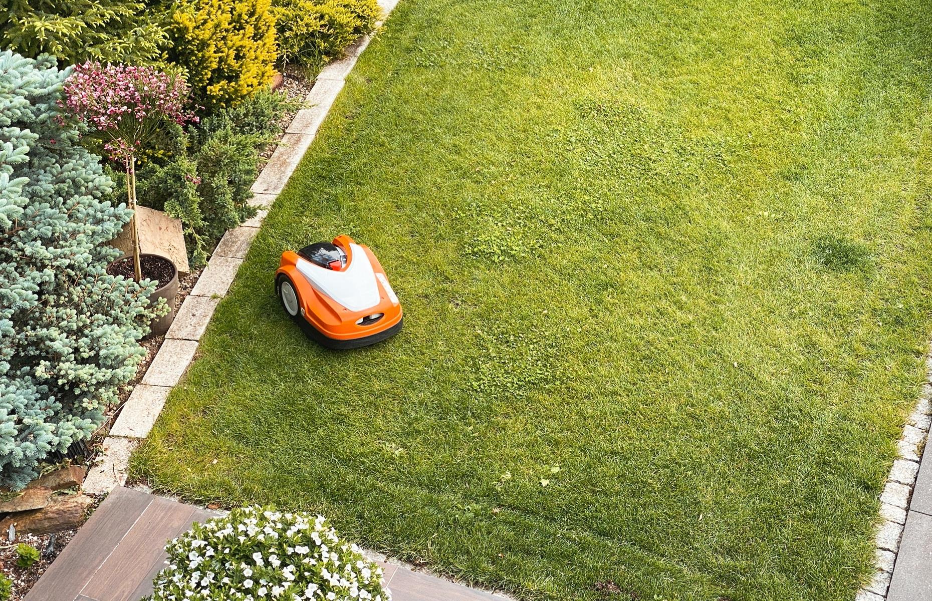 Use a robot to mow your lawn