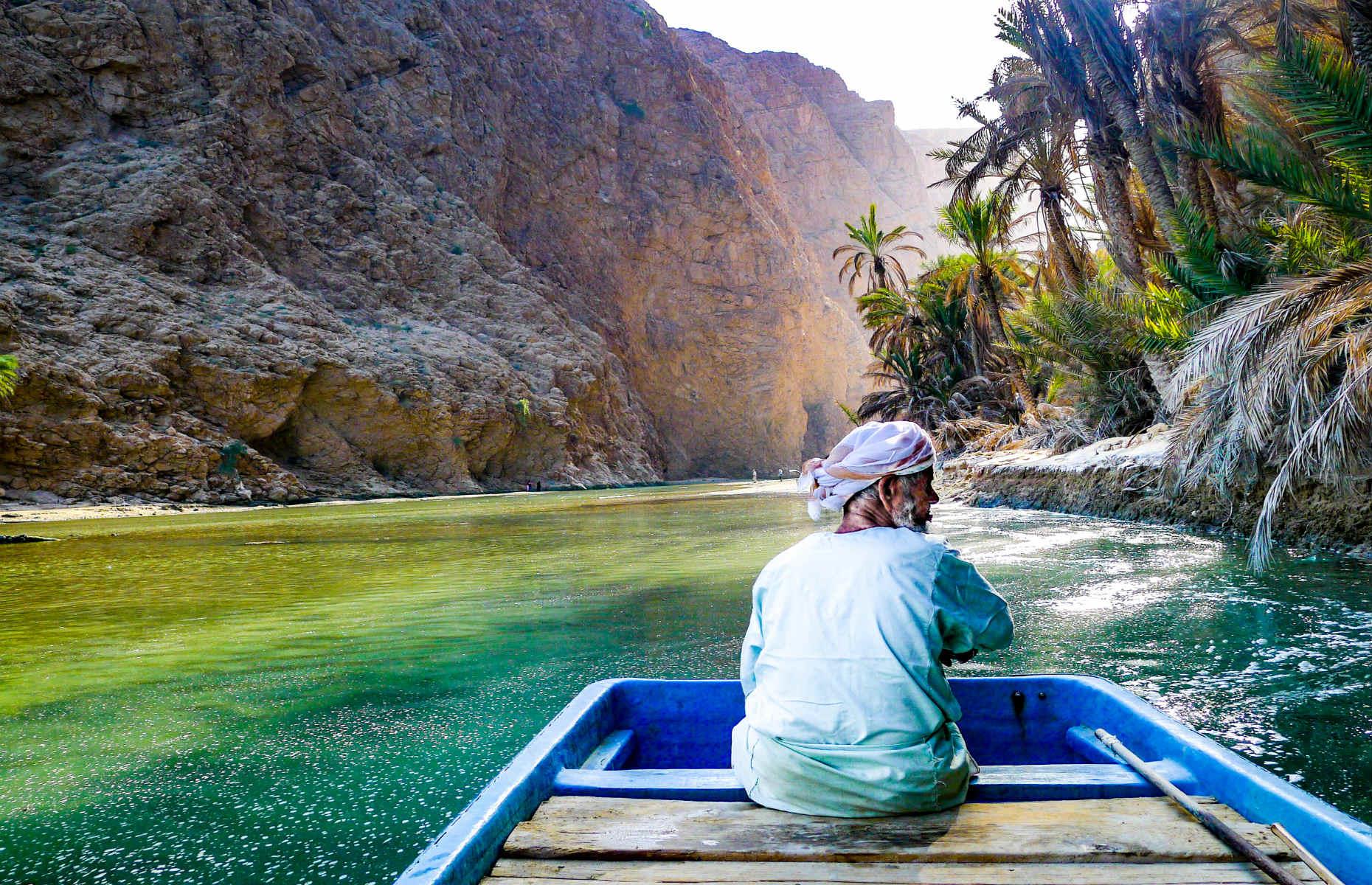 Wadi Shab, near Muscat, Oman
