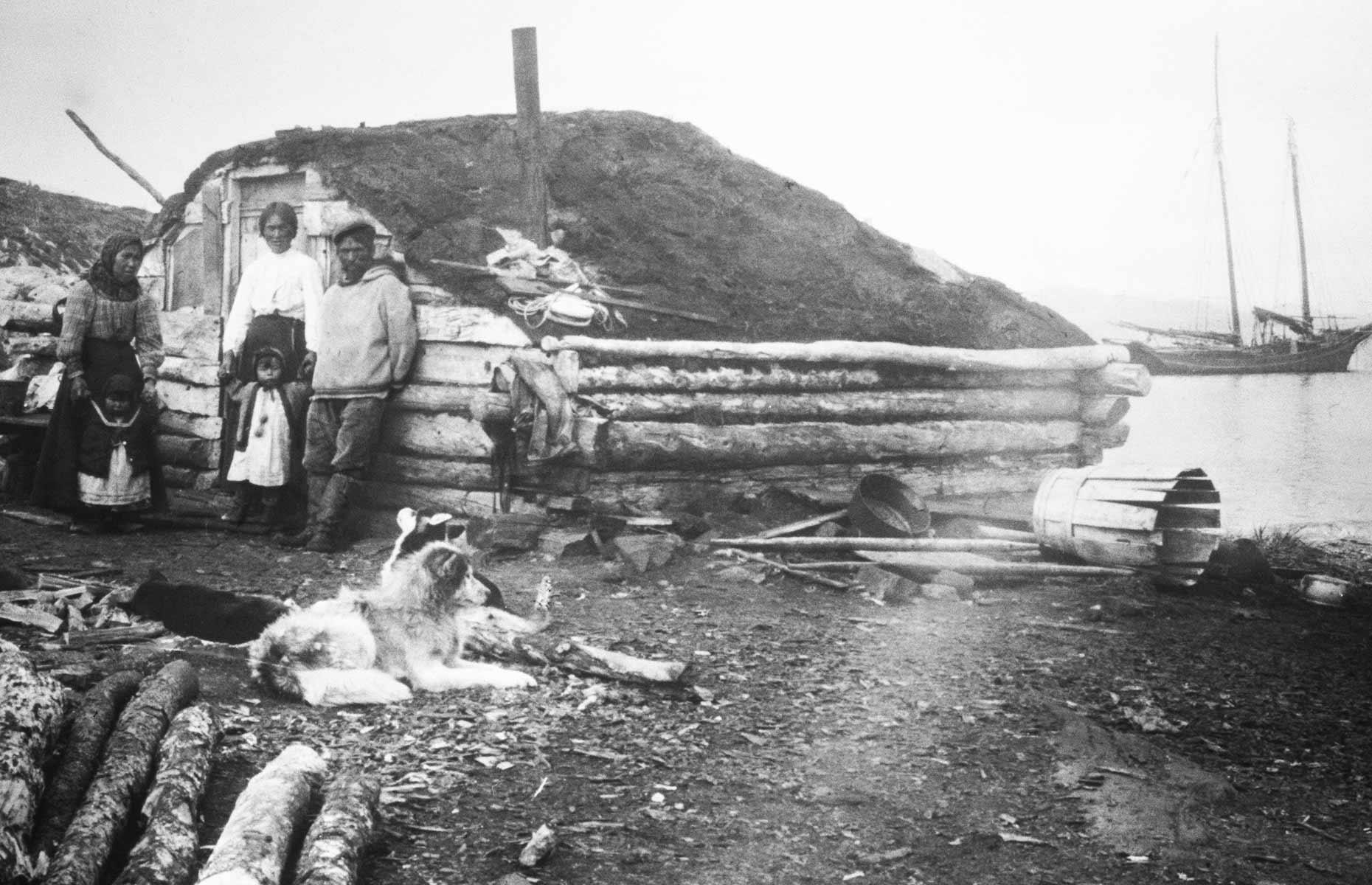 1895: a traditional Innu home in Newfoundland and Labrador