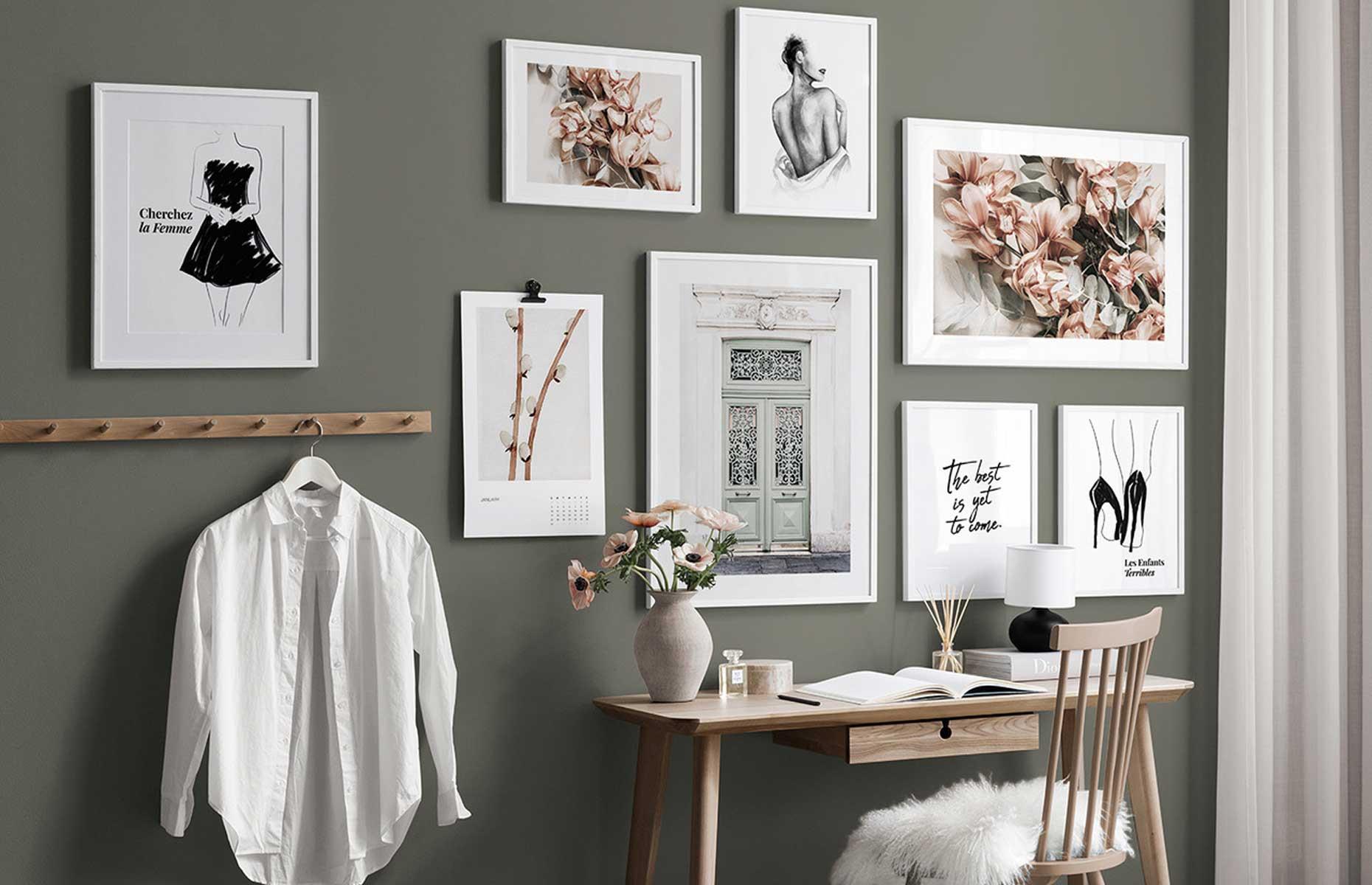 Monta una galería de arte