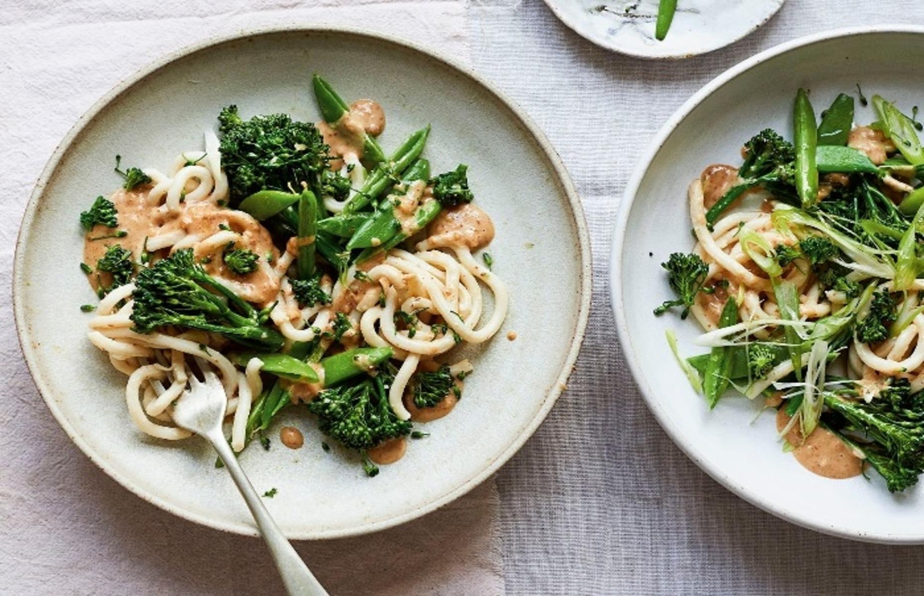Satay noodle stir-fry