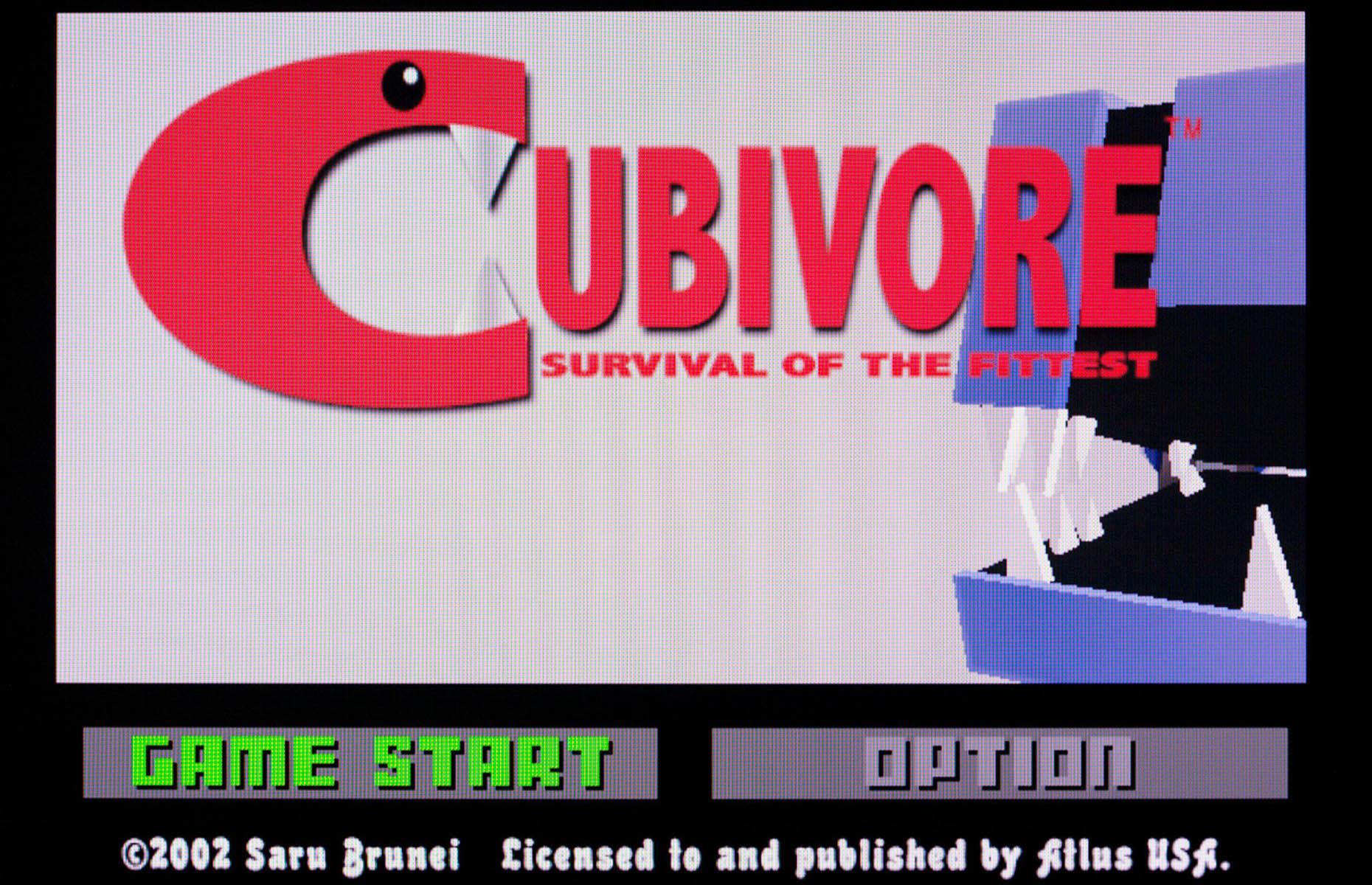 Cubivore: Survival of the Fittest (Atlus) for Nintendo Gamecube, 2002: $500 (£375)