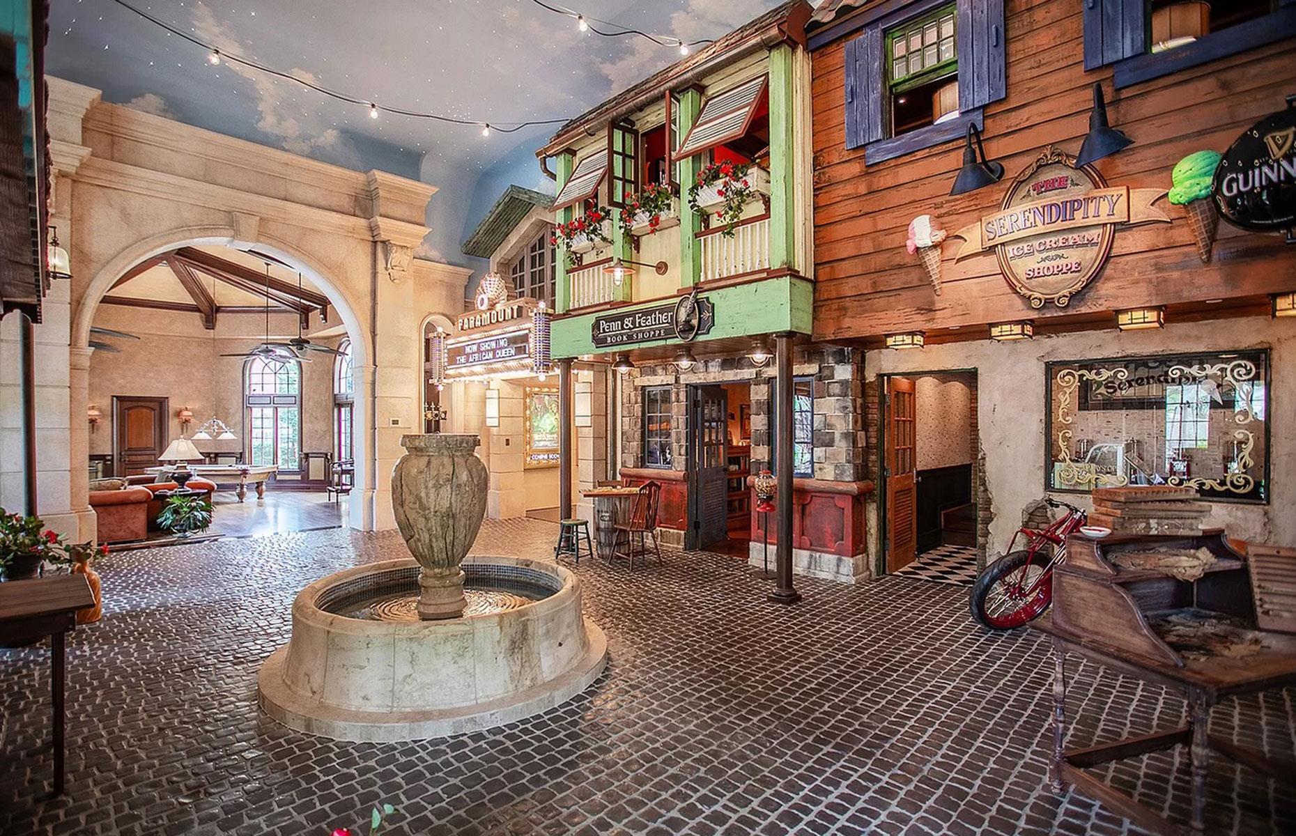 Florida mansion with a miniature village 