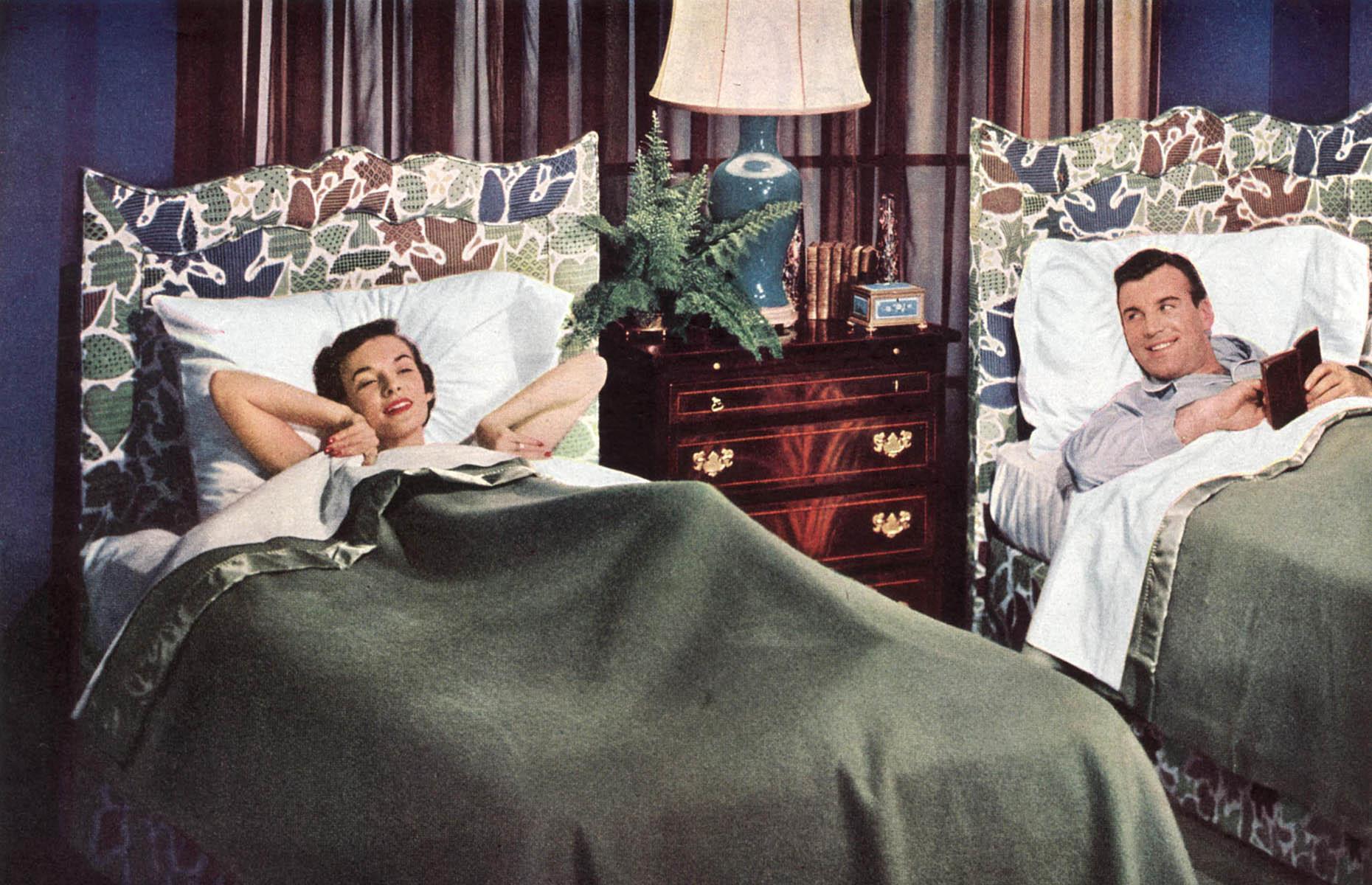 1950s: twin beds