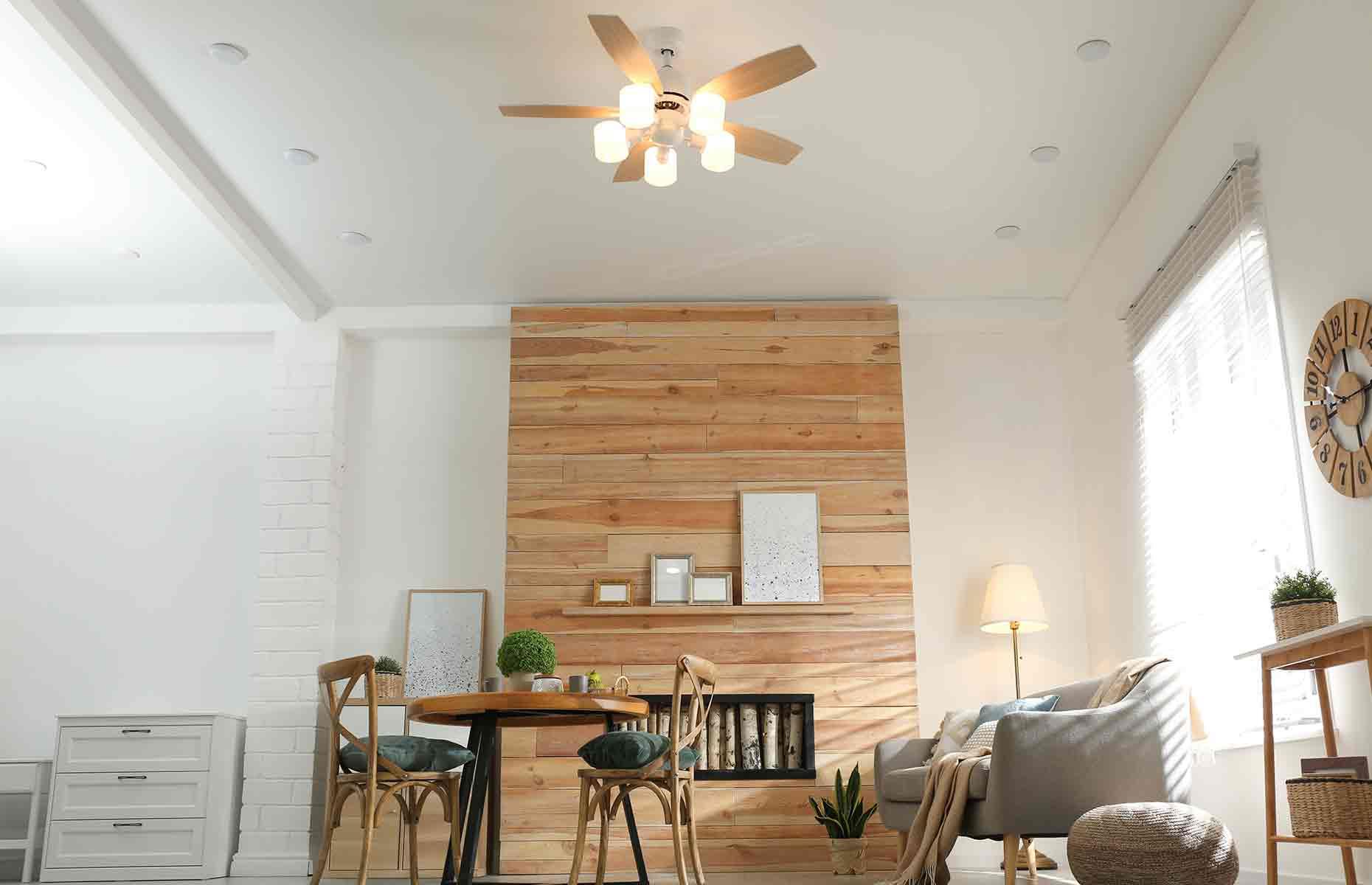 Dust your ceiling fan with a pillowcase