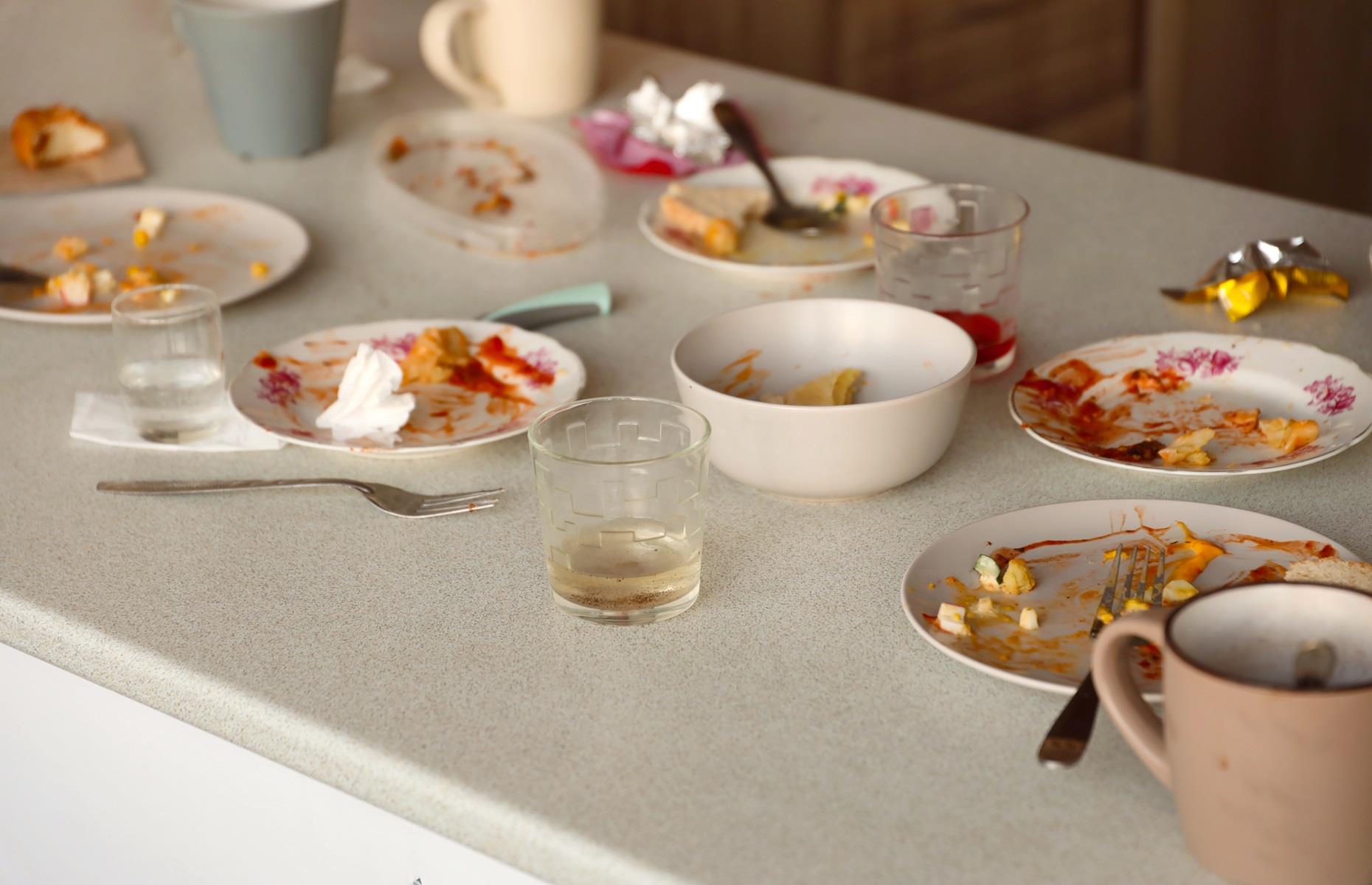 Comida abandonada