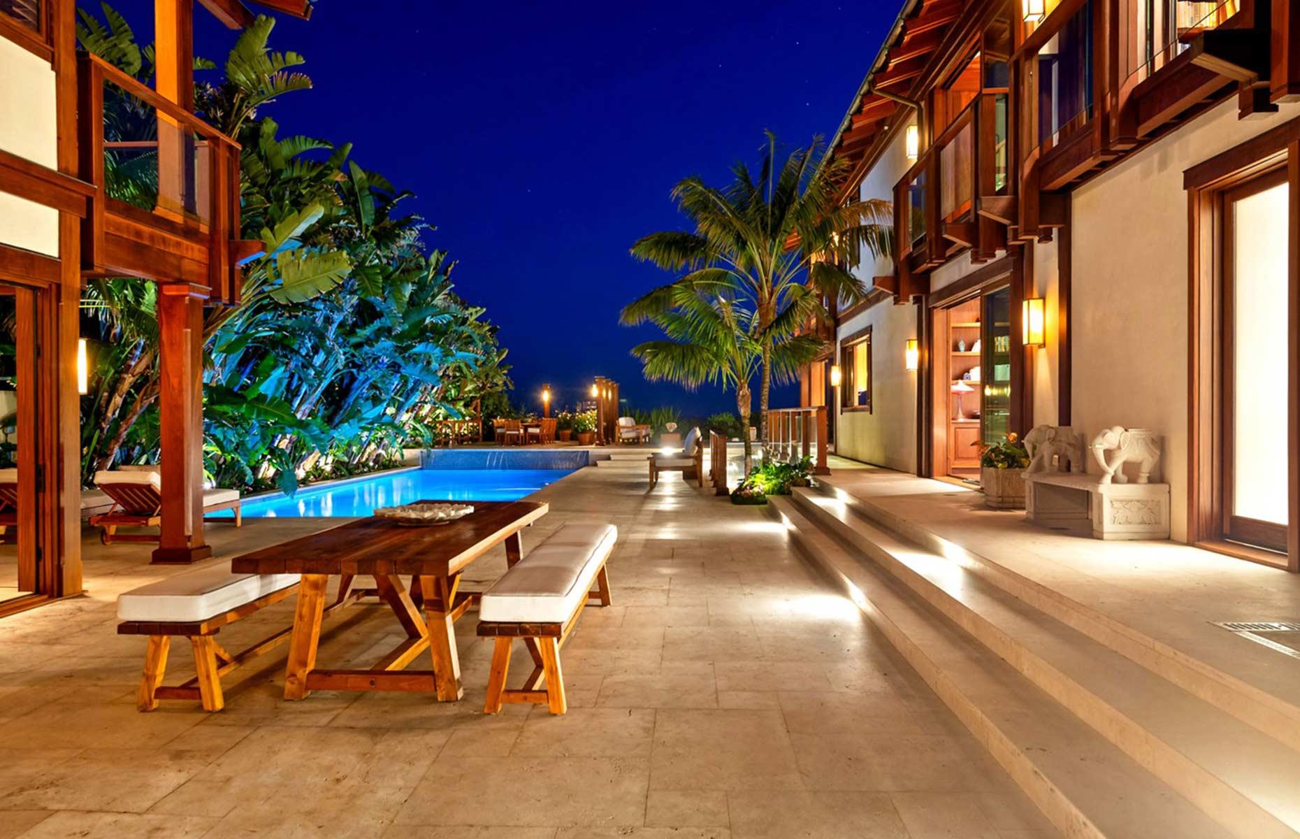 Pierce Brosnan's beachfront mega-mansion, California, USA