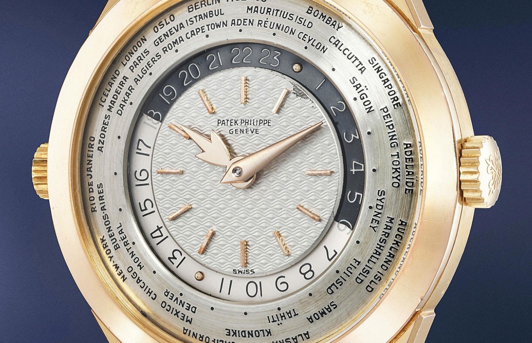 16. Patek Philippe Worldtime Guilloché Ref 2523/1: $5.55 million ($6.9m/£5.1m today)