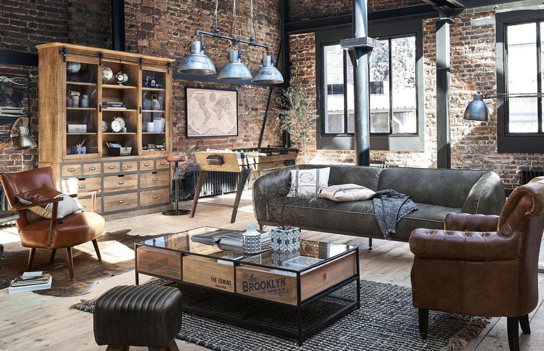 Factory-approved industrial decorating ideas