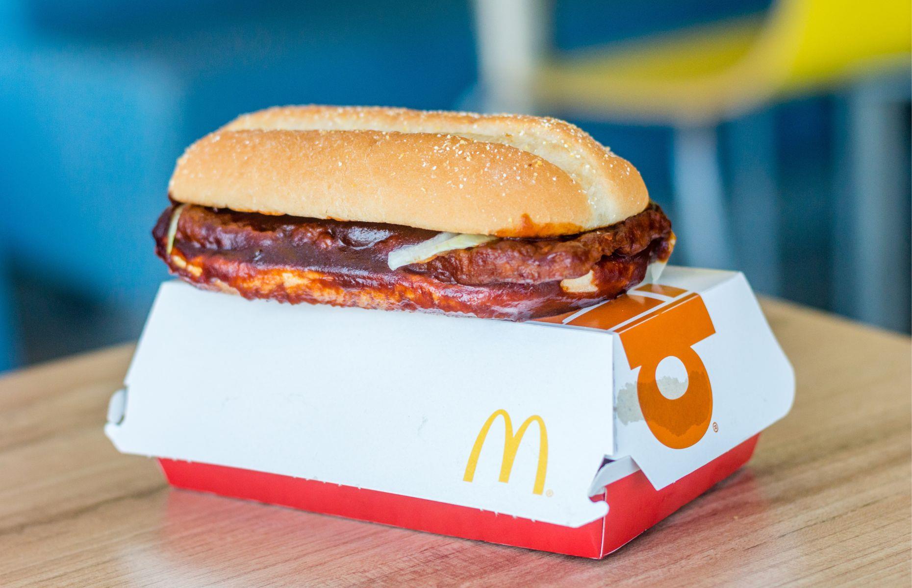 1. McRib, McDonald's, various locations