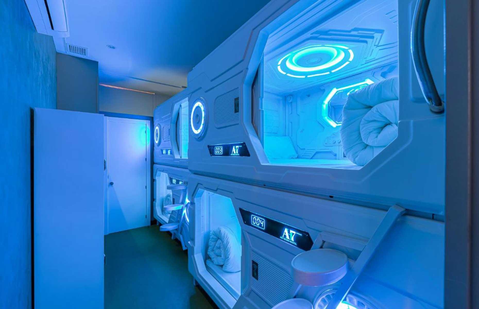 Arts Seven Hostel Capsule, Madrid, Spain 