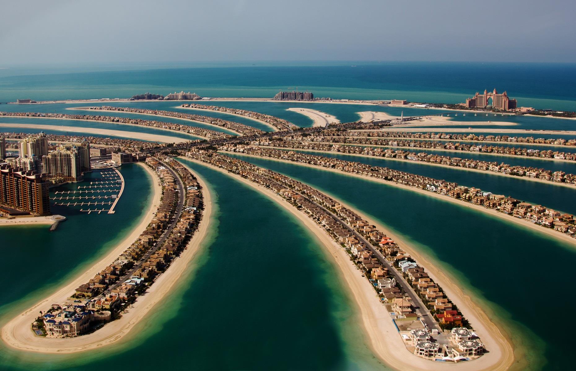 Beachfront homes, Dubai, United Arab Emirates