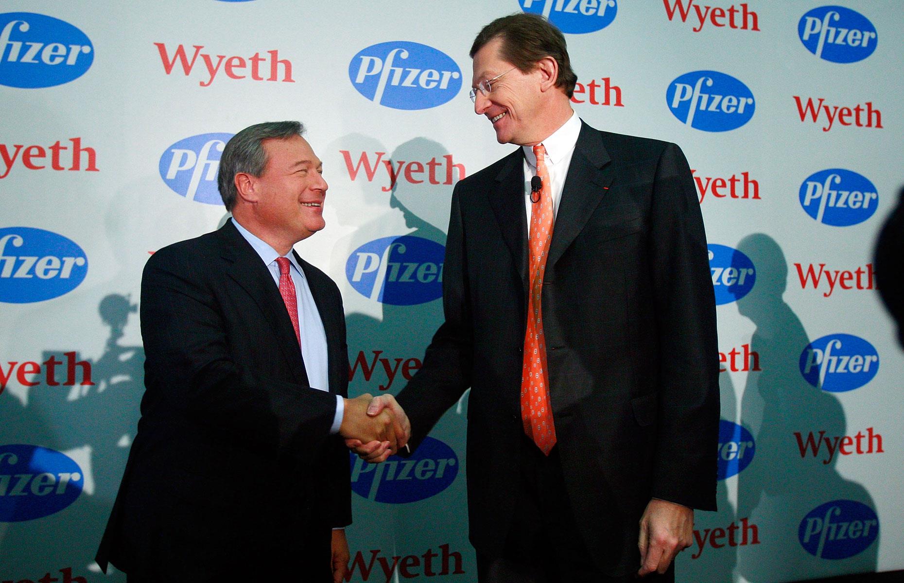 21. Pfizer & Wyeth in 2009: $79.41 billion (£59.50bn)