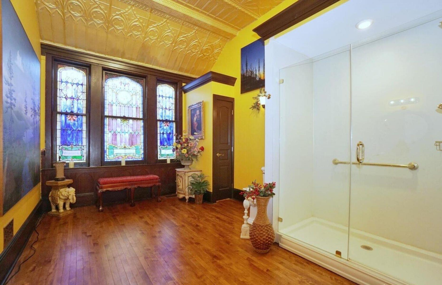 Colourful church conversion, New Jersey, USA