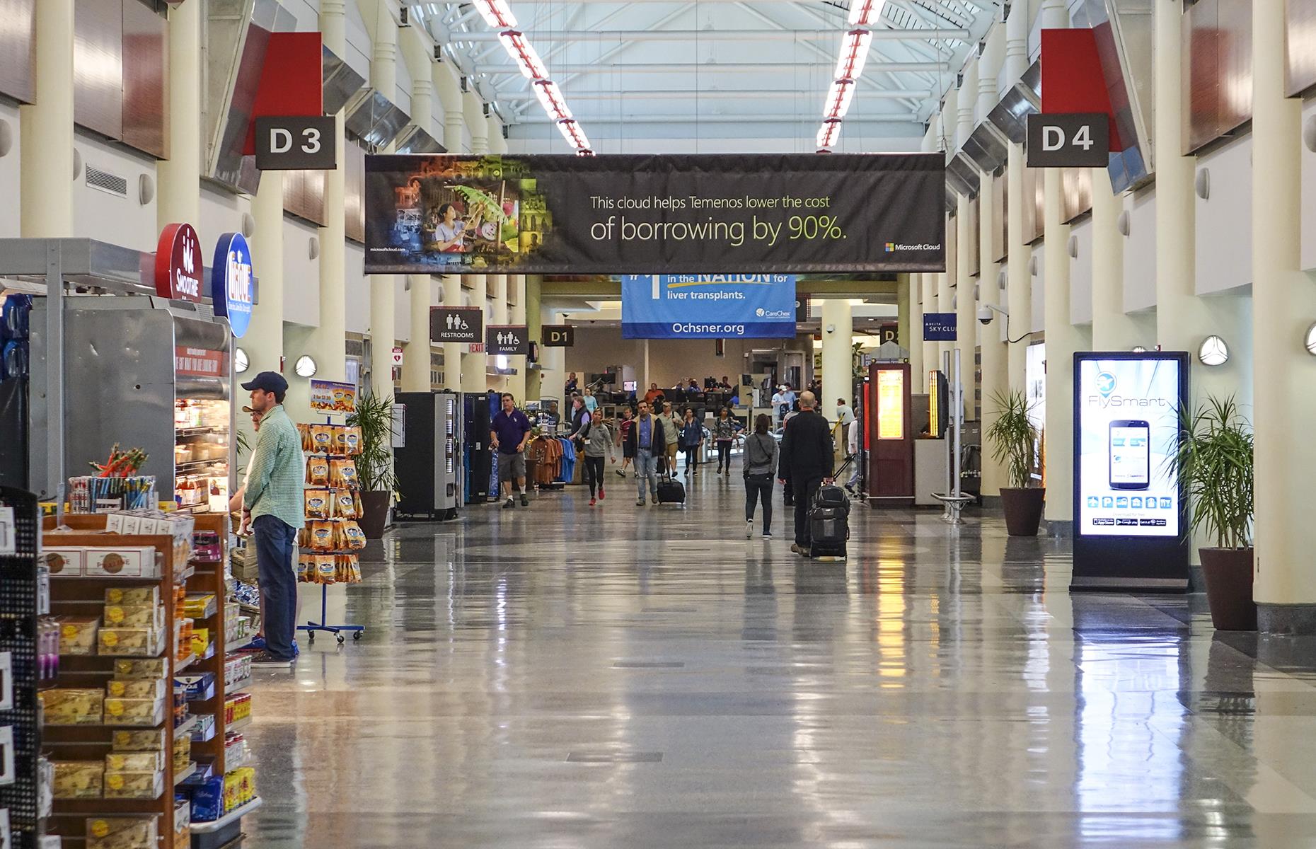 8th: Louis Armstrong New Orleans International Airport, Louisiana, USA