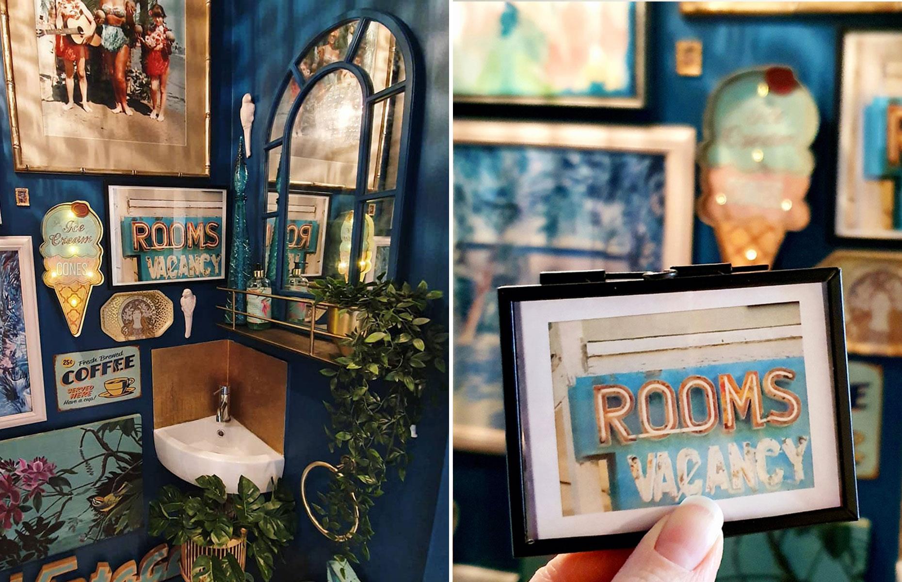 Toilet miniature makes