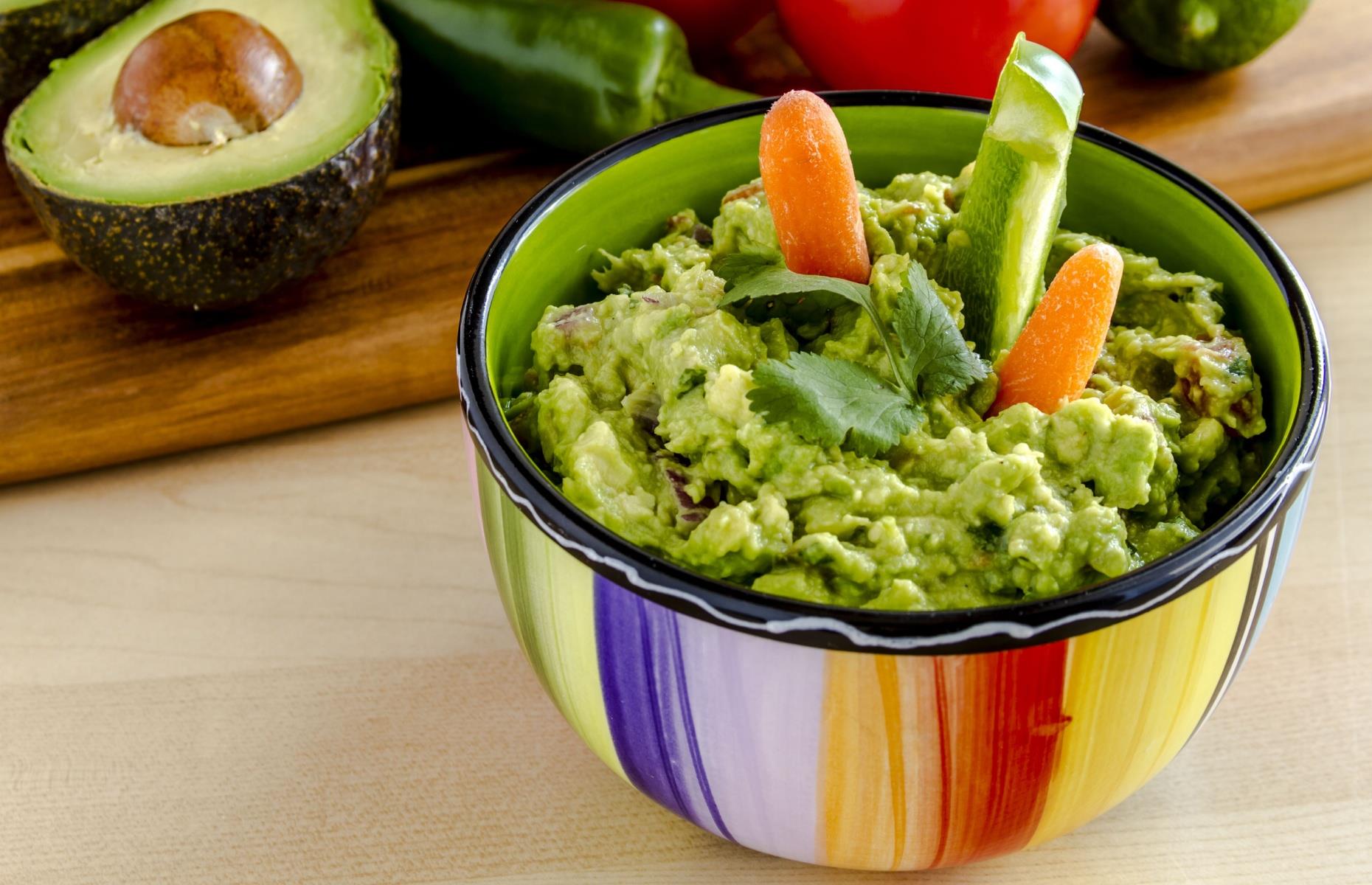 Carrots and avocado