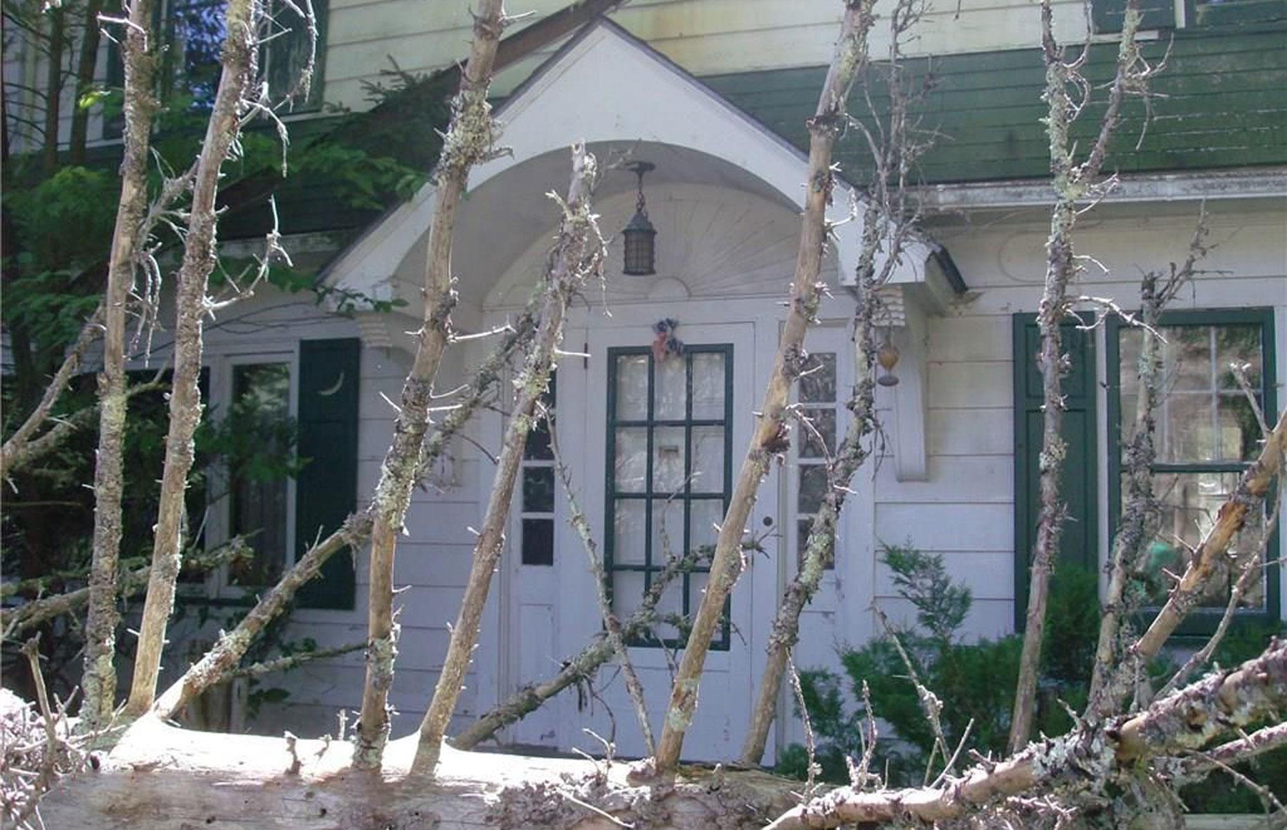 A hidden front door