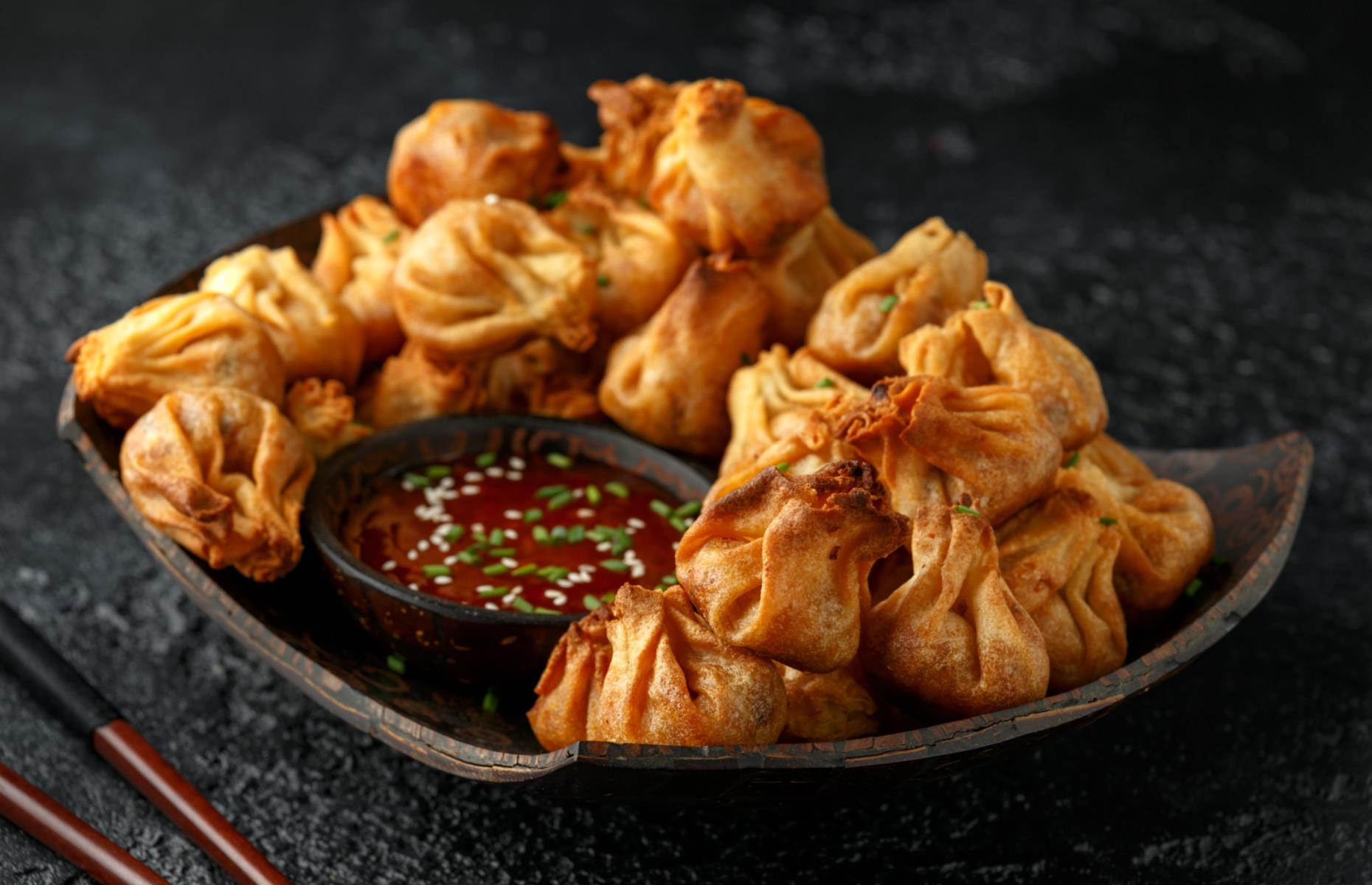 Crispy wontons
