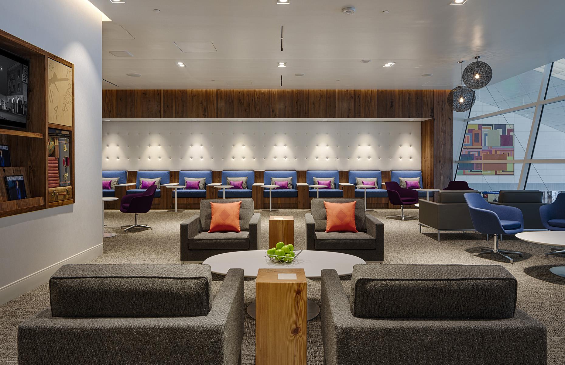 Amex Centurion Lounge, Dallas Fort Worth International Airport, Texas, USA