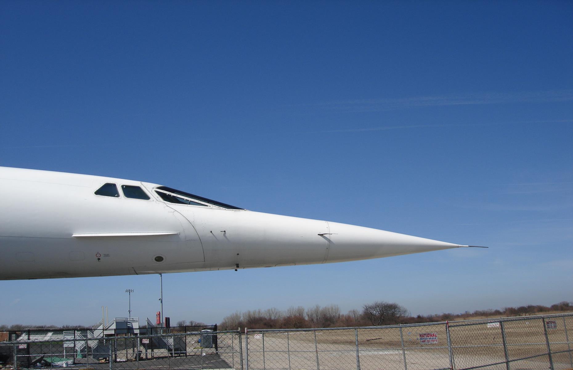 Concorde: travelling at twice the speed of sound