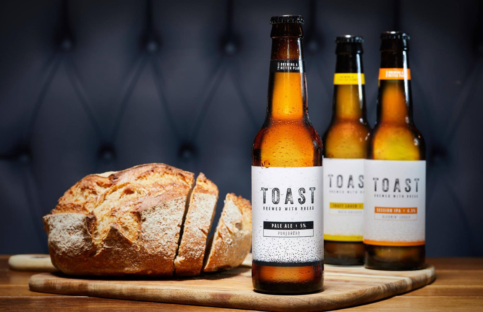 Beer from bread