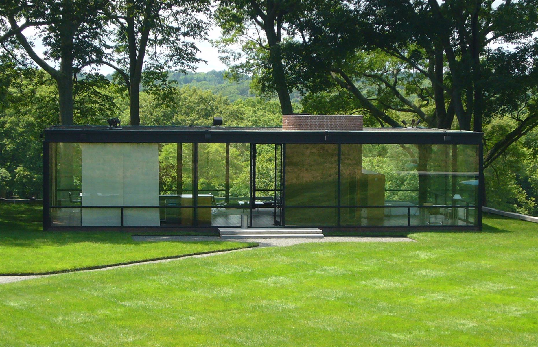 The Glass House by Philip Johnson