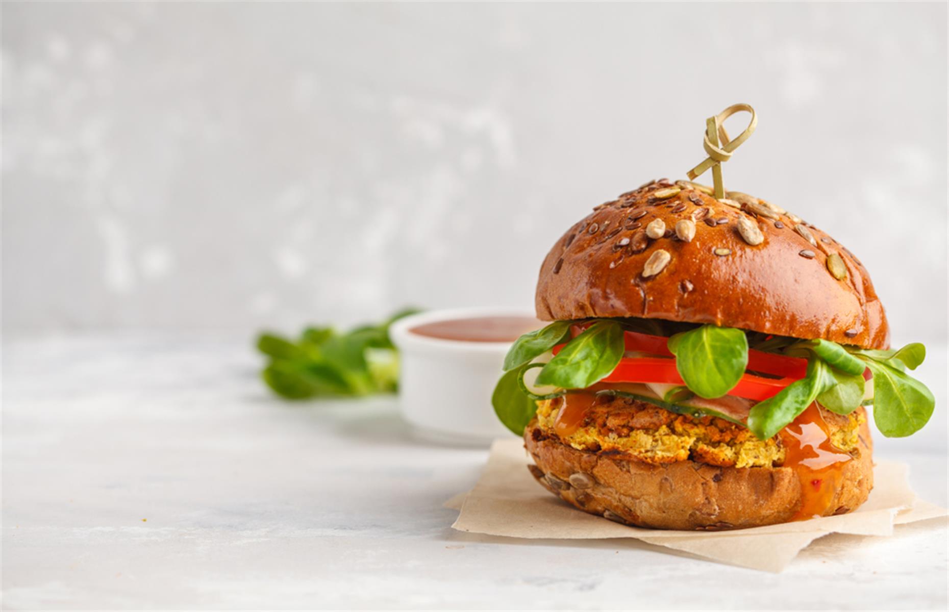 Try a veggie burger at your next BBQ