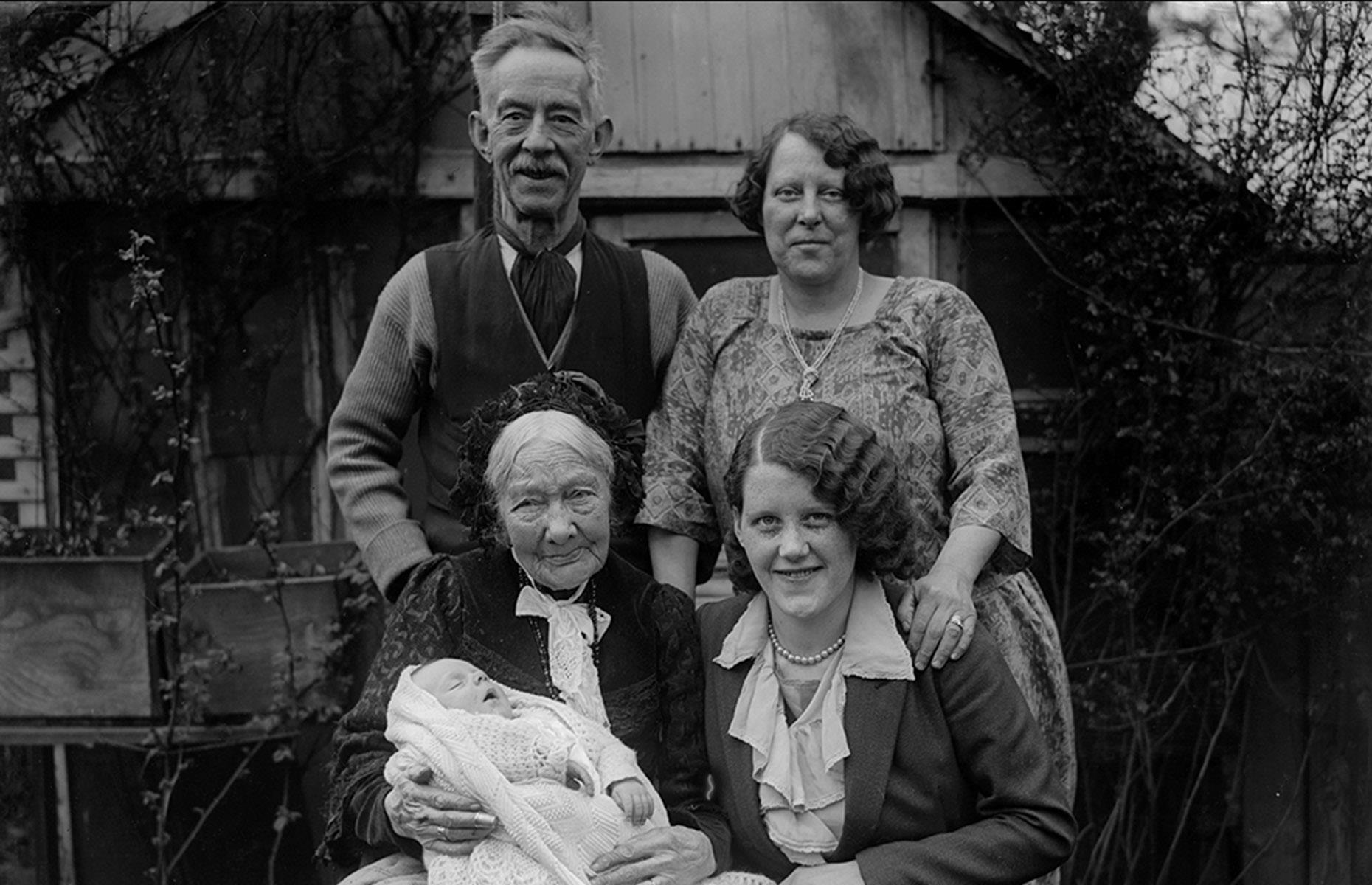 Five generations of one family