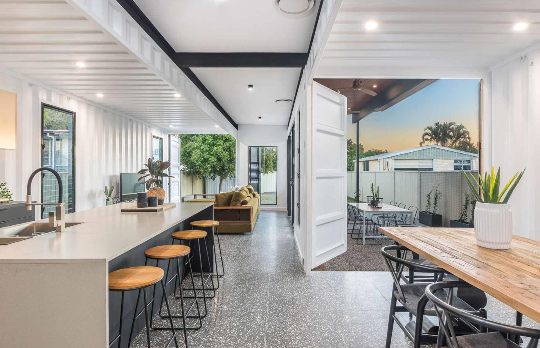 Casa contenedor de dos plantas, Queensland, Australia 