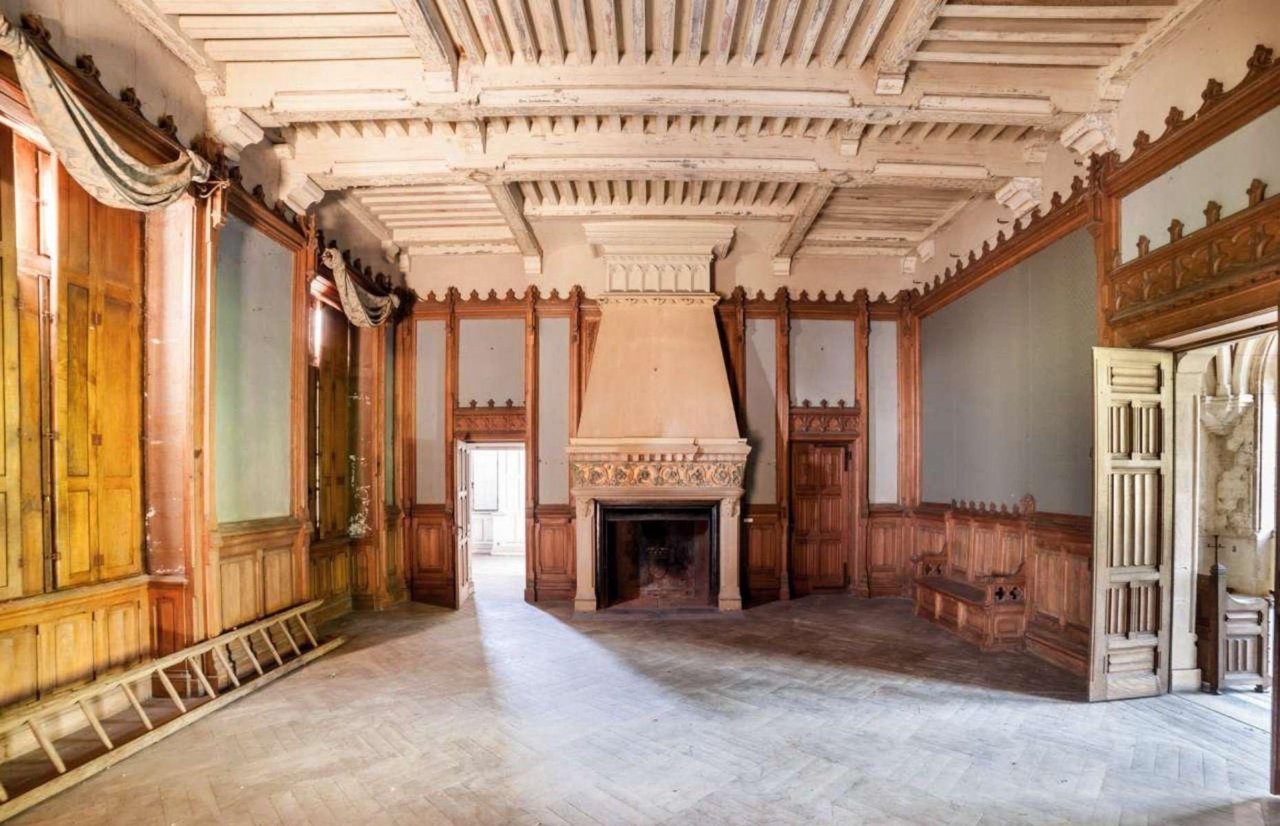 Chateau aus dem 19. Jahrhundert, Burgund, Frankreich