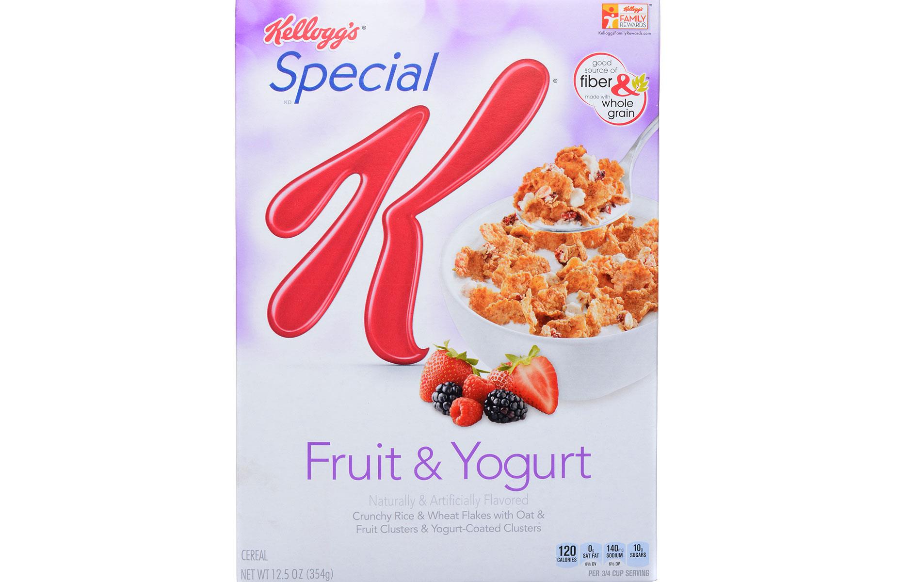 6. Special K fruit and yogurt (31% sugar)