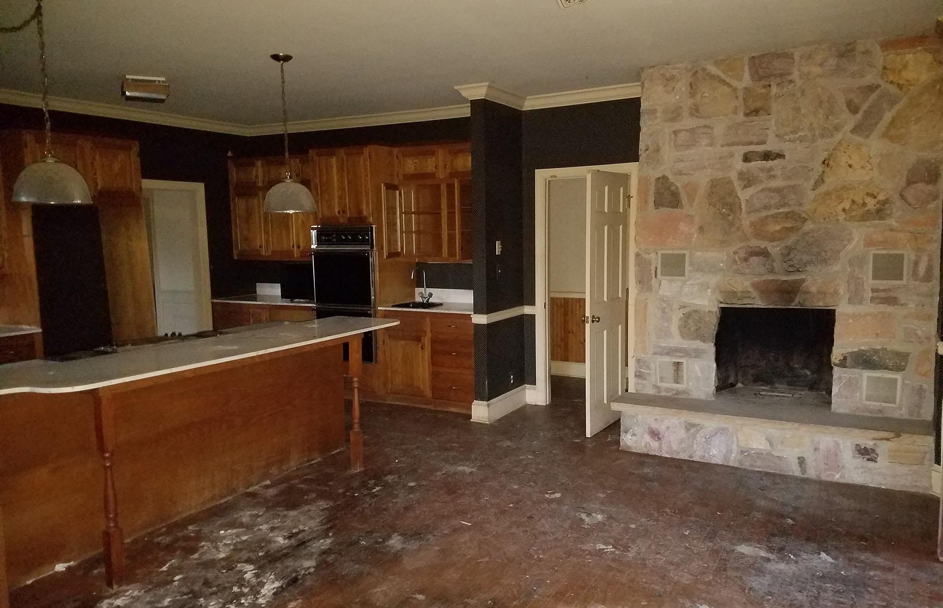 Before: the kitchen 