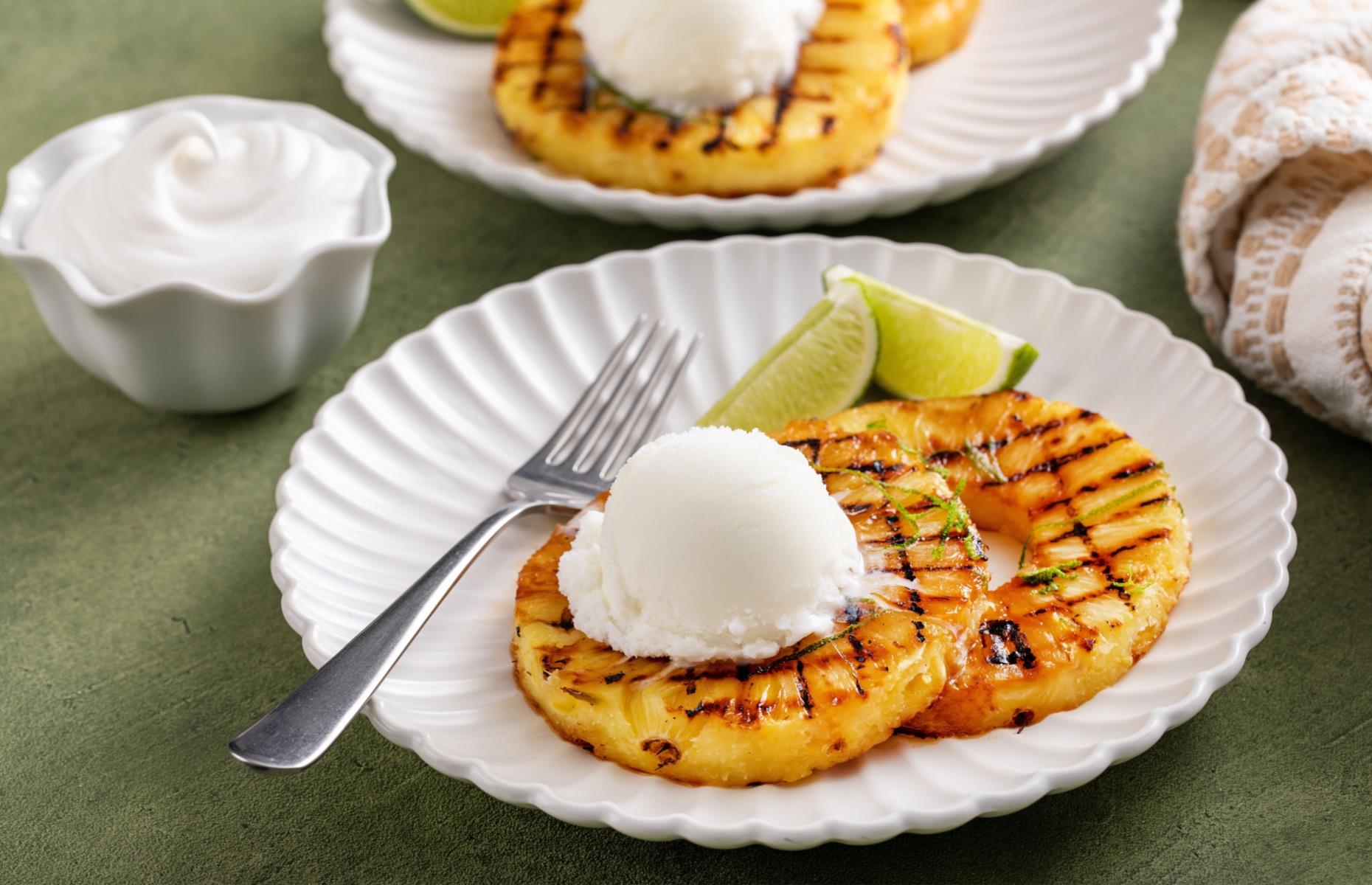 6. Grilled pineapple