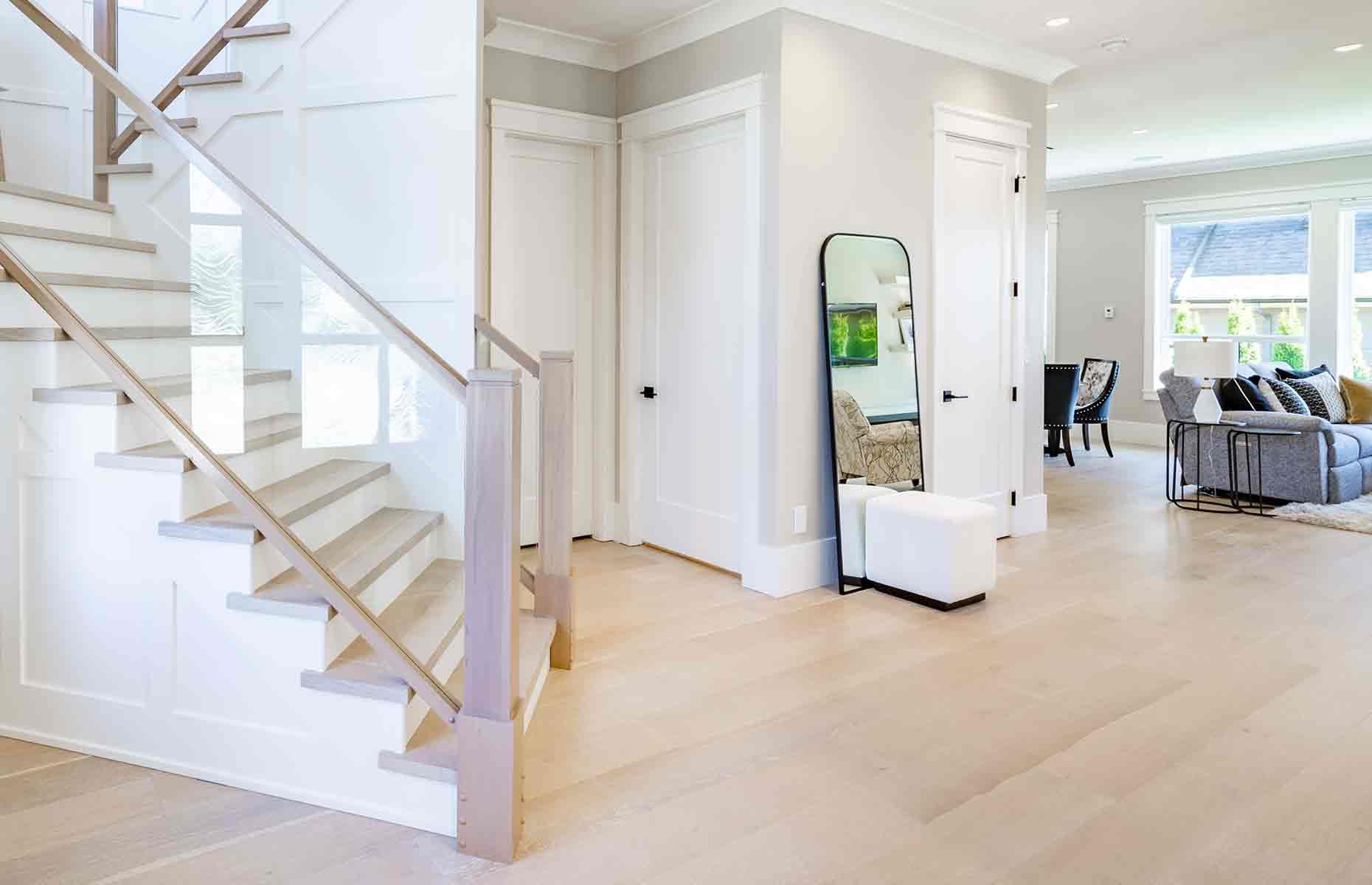 Wipe fabric conditioner on doors