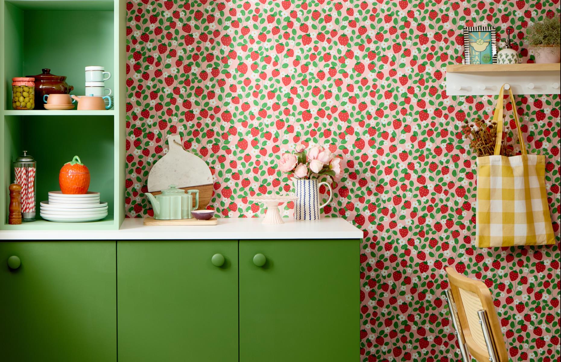 Statement wallpaper