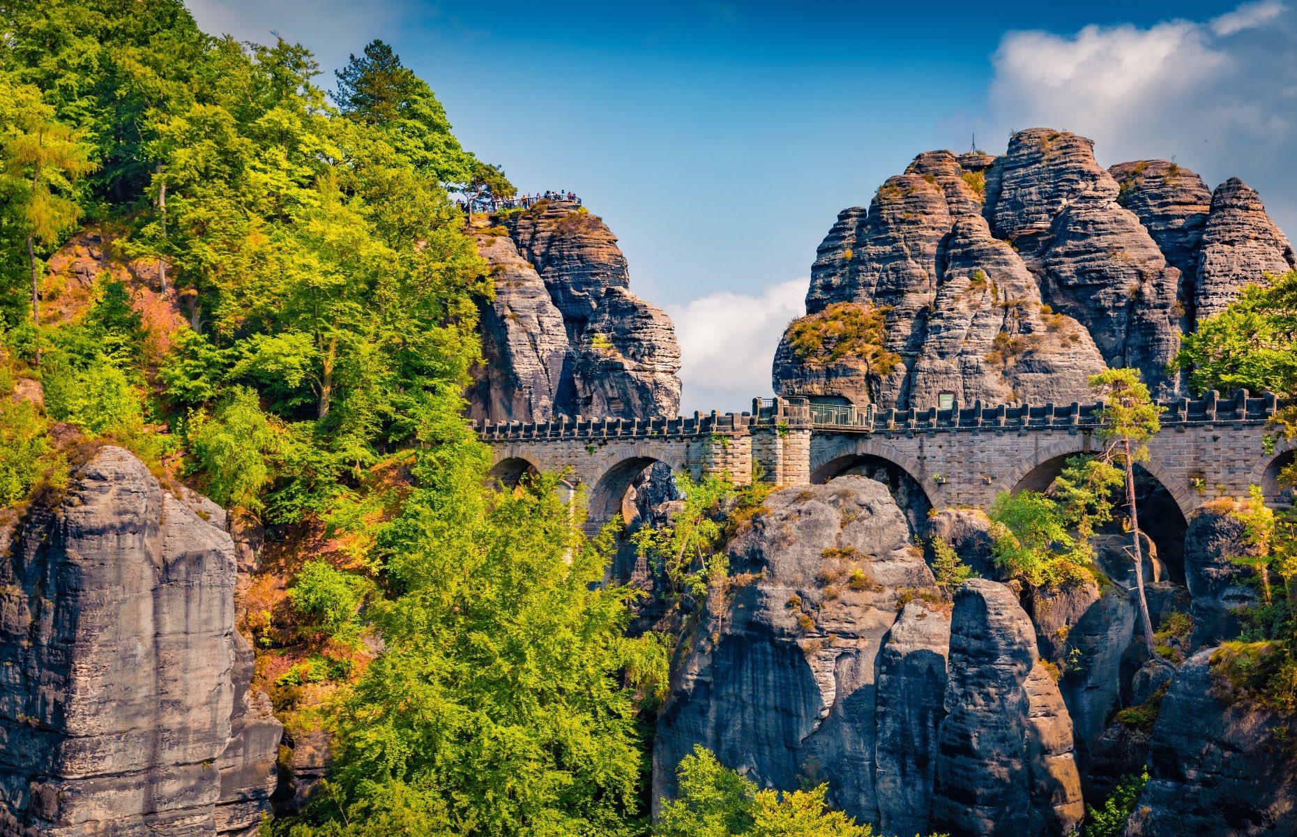 11. The Bastei Bridge, Lohmen, Germany