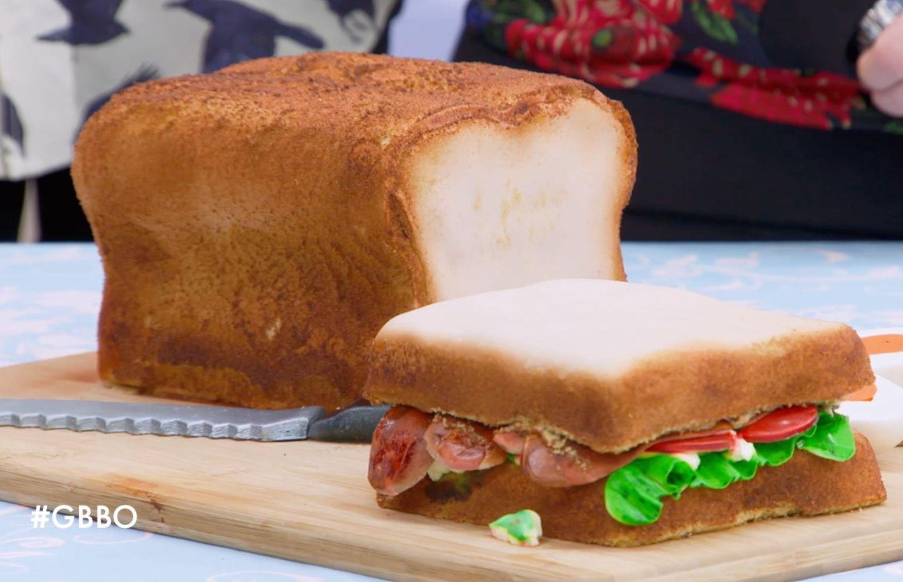 17: Steven Carter-Bailey’s sandwich illusion cake, 2017