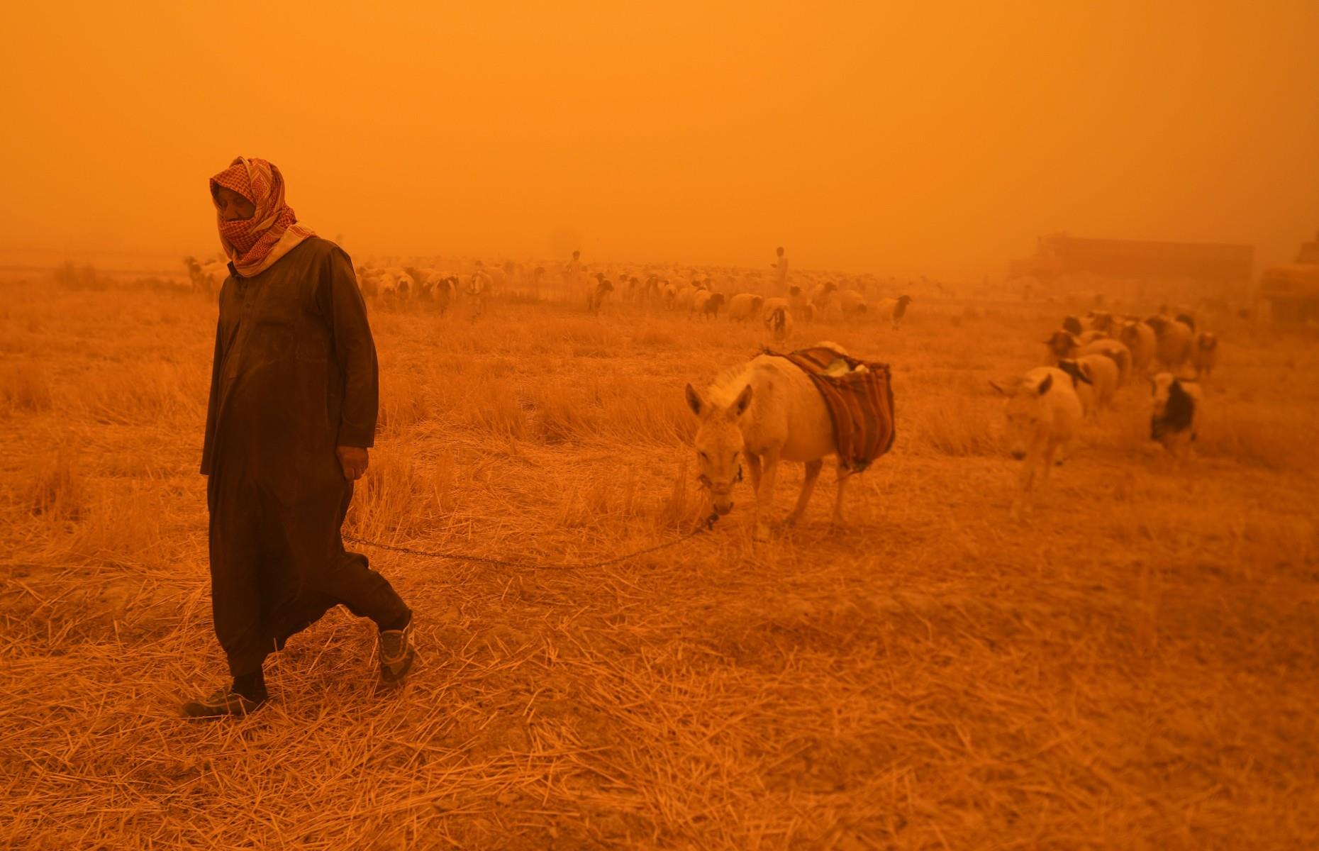 May: Dust storm, Iraq