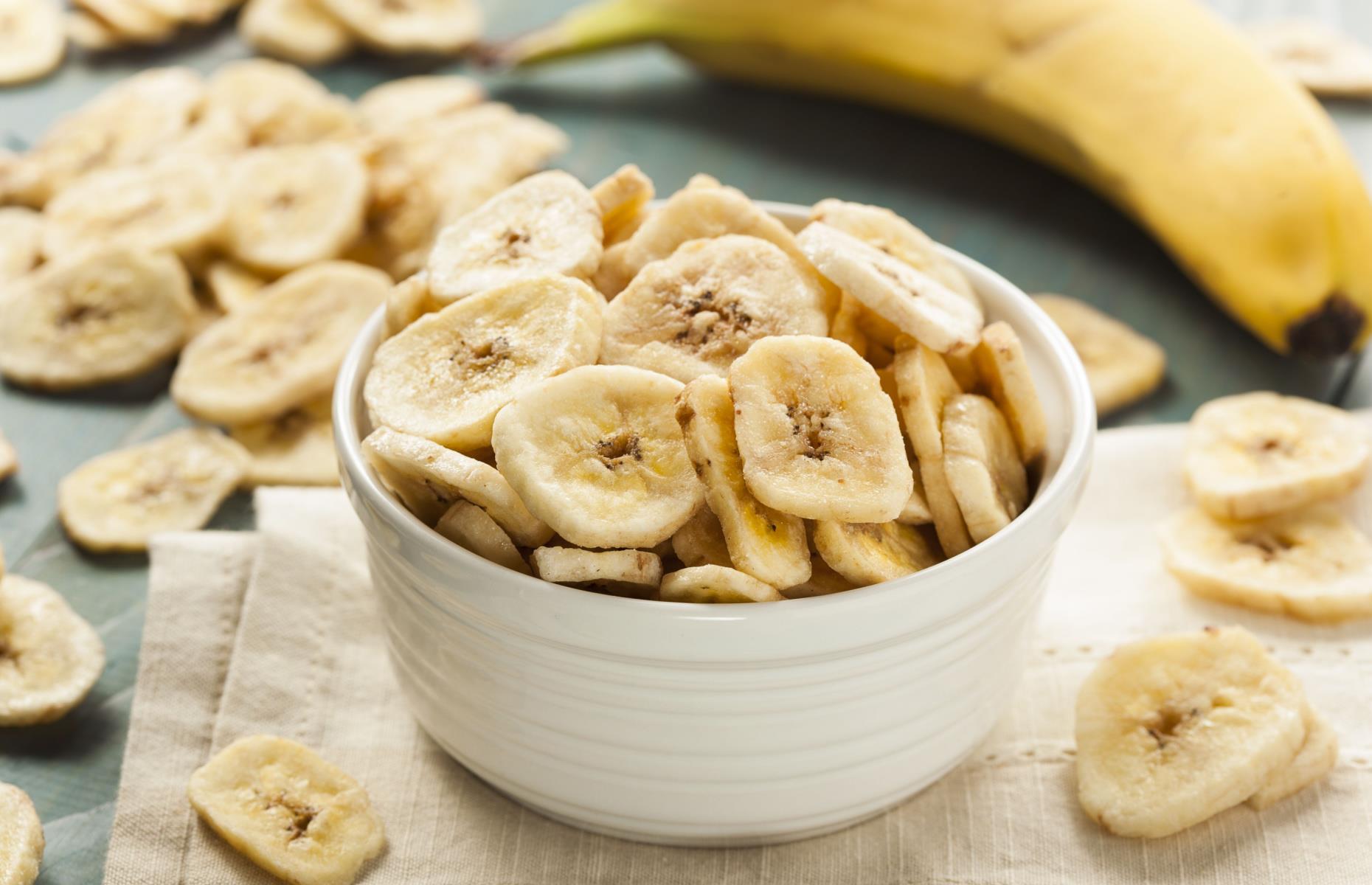 15. Crunchy banana chips