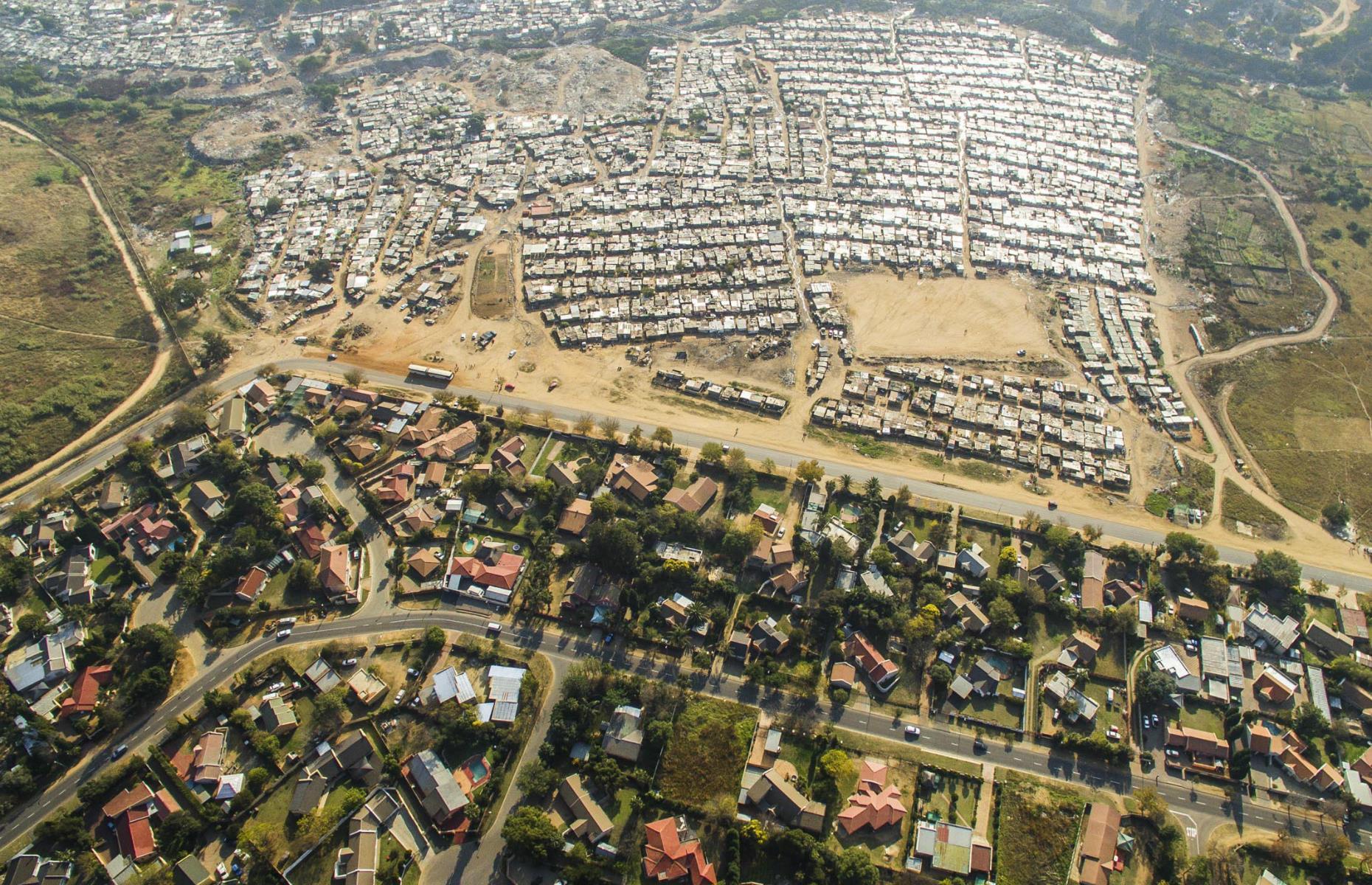 Des villes coupées en deux